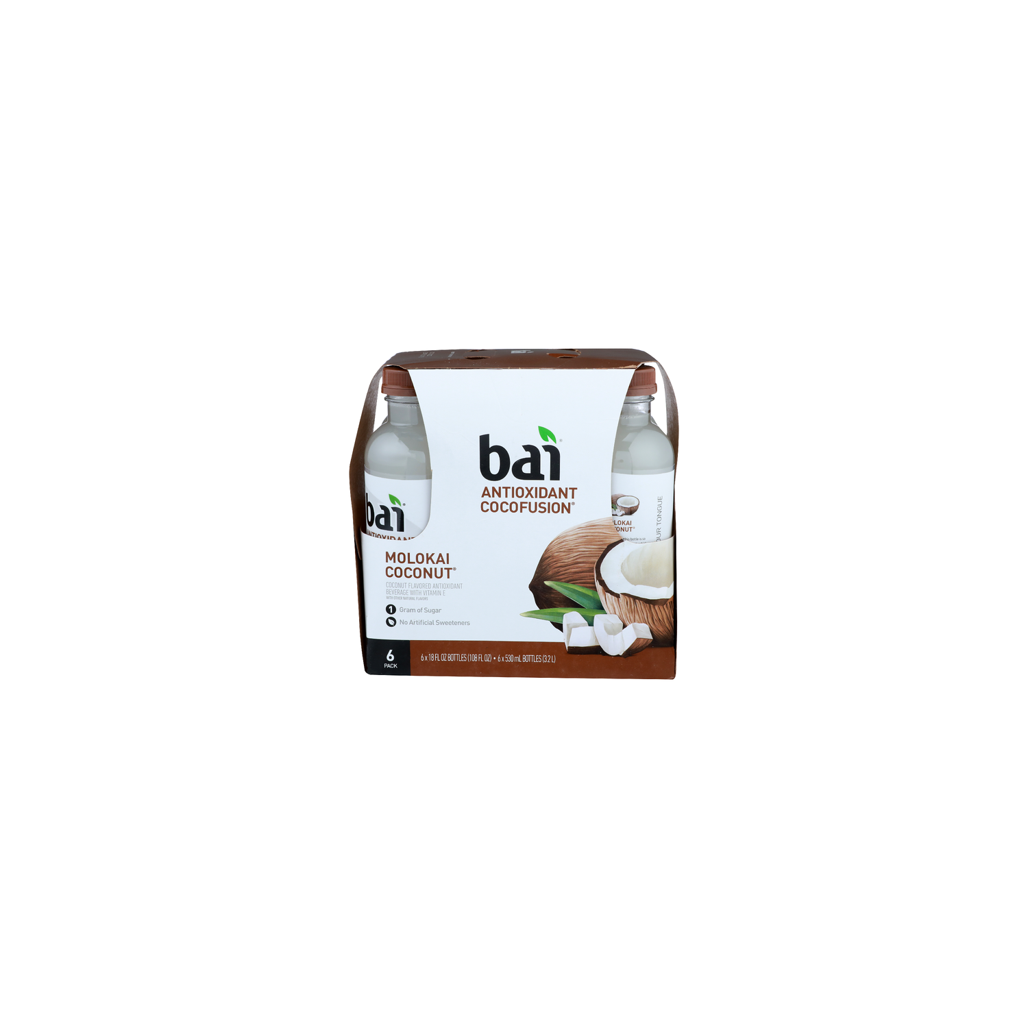Bai Molokai Coconut - 18 Fluid Ounce - 6 Count Image 1 of 4
