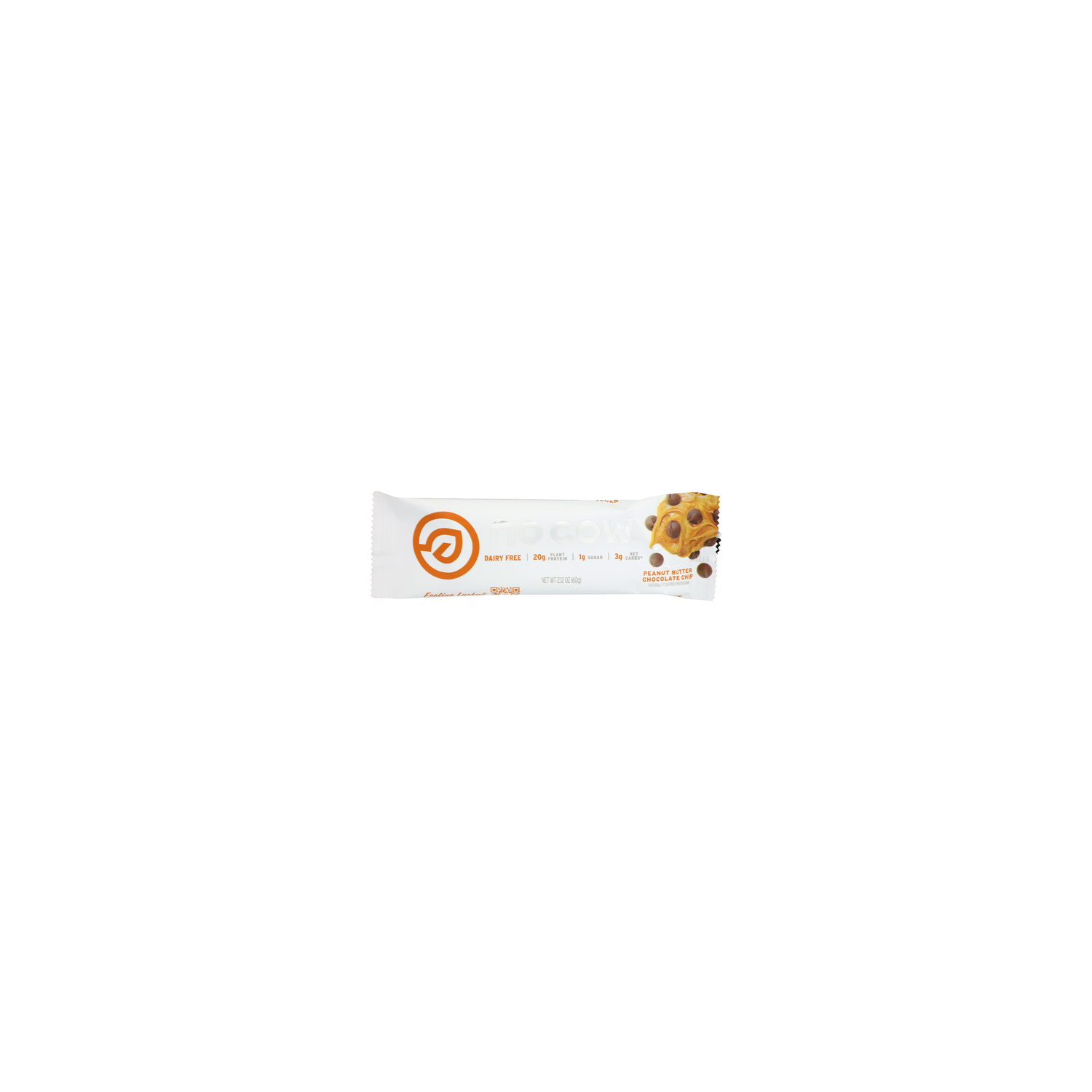No Cow Peanut Butter Chocolate Chip Vegan Protein Bar - 2.12 Ounce Image 1 of 4
