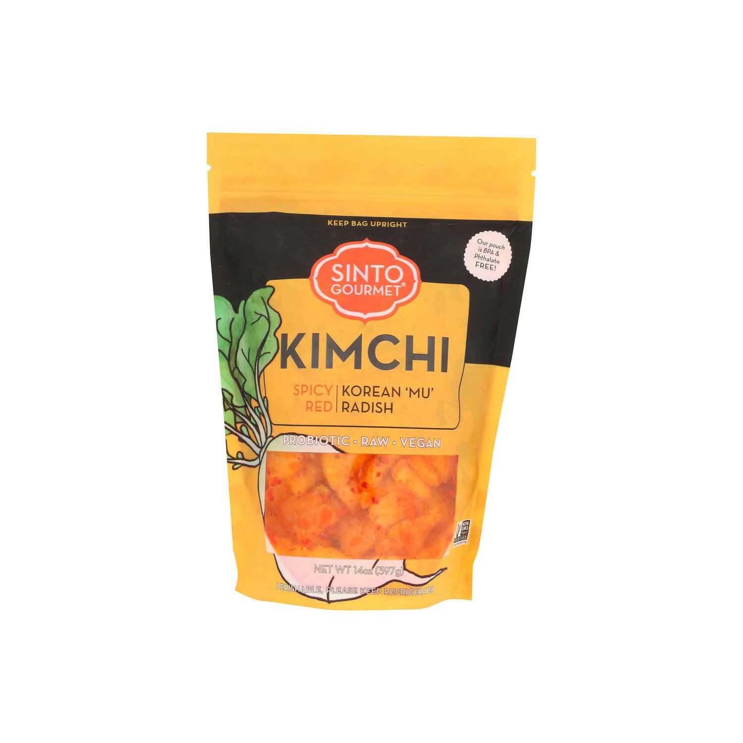 Sinto Gourmet Spicy Radish Kimchi Fermented - 14 Ounce Image 1 of 4