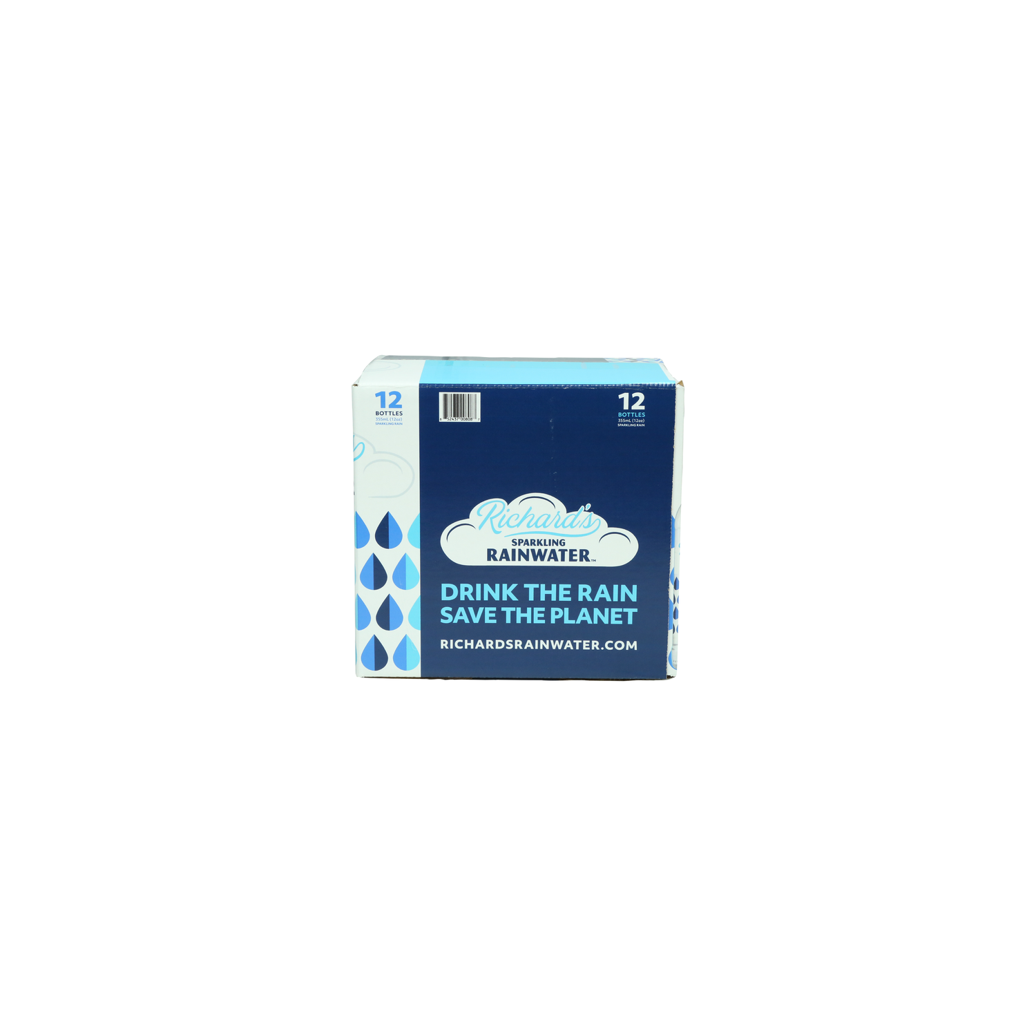 Richard's Rainwater Sparkling Water - 355 ml - 12 Count