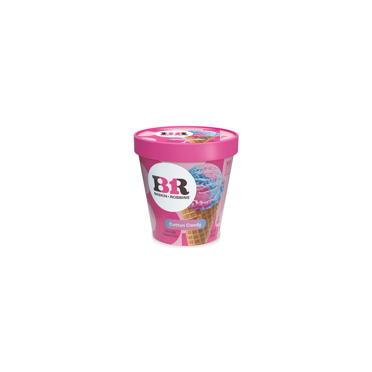 Baskin Robbins Ice Cream Cotton Candy - 14 Fluid Ounce Image 1 of 3