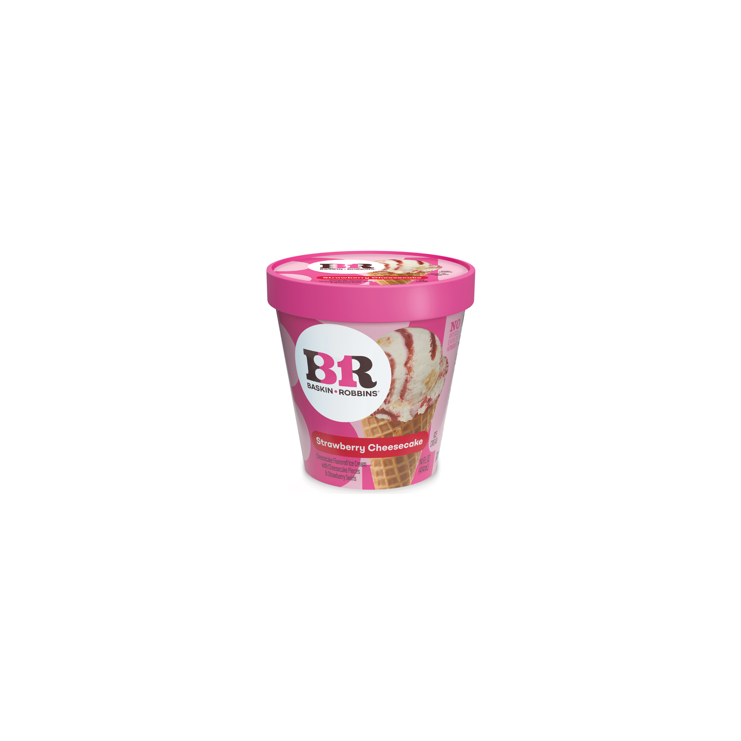 Baskin Robbins Strawberry Cheesecake Ice Cream - 1 Each Image 1 of 3