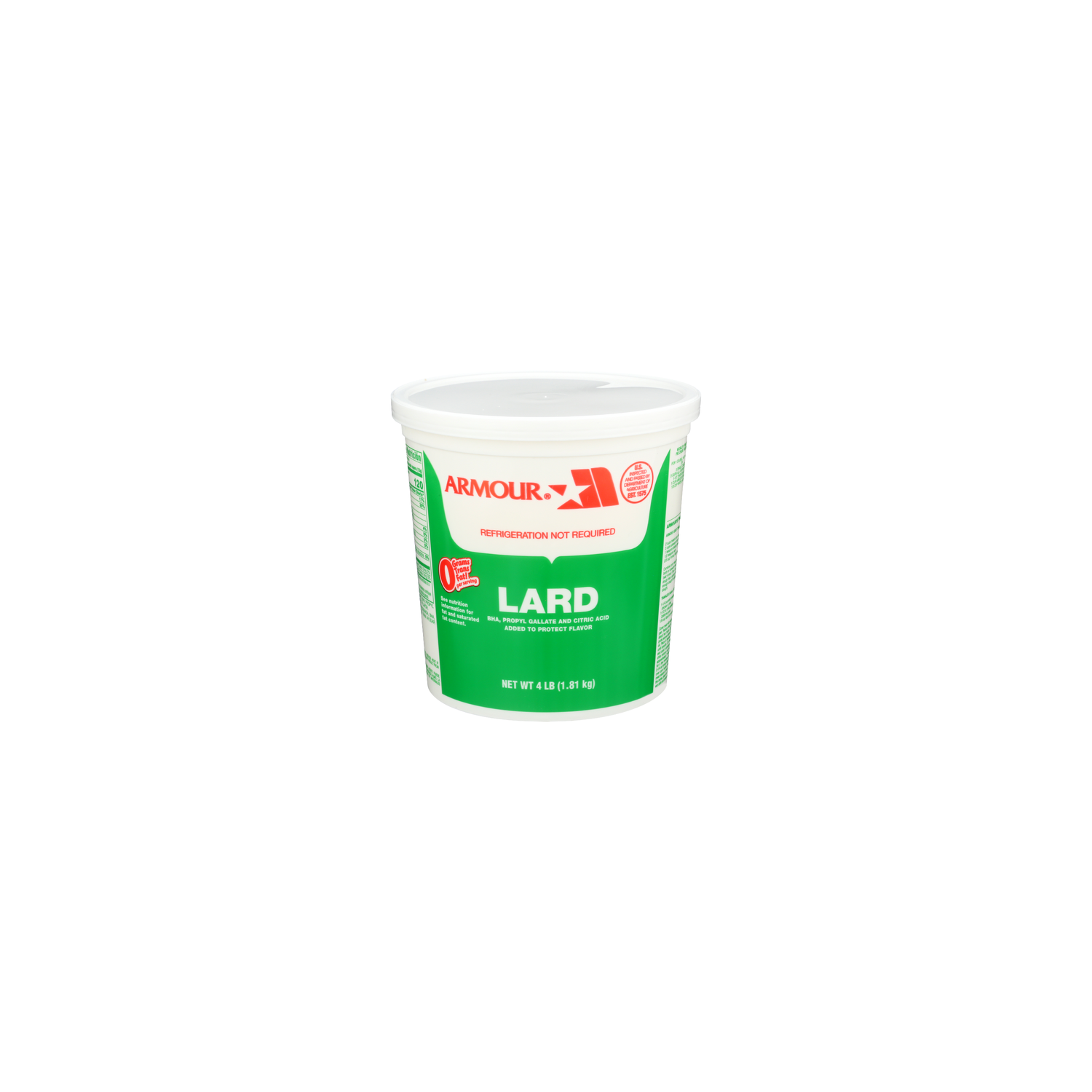 Armour Lard - 4 Pound - Brookshire's