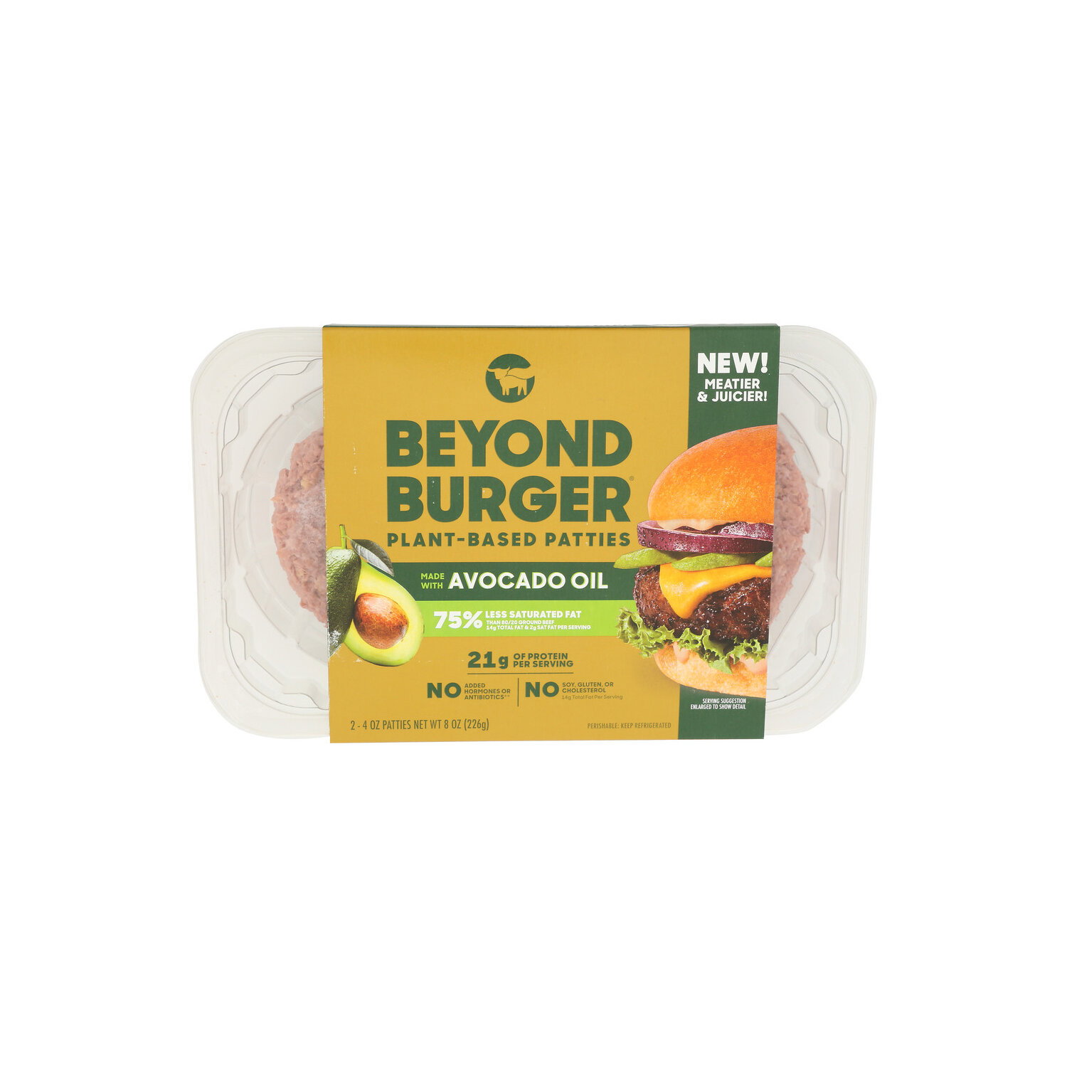 Beyond Meat Plant-Based Patties Burger - 4 Ounce - 2 Count Image 1 of 4