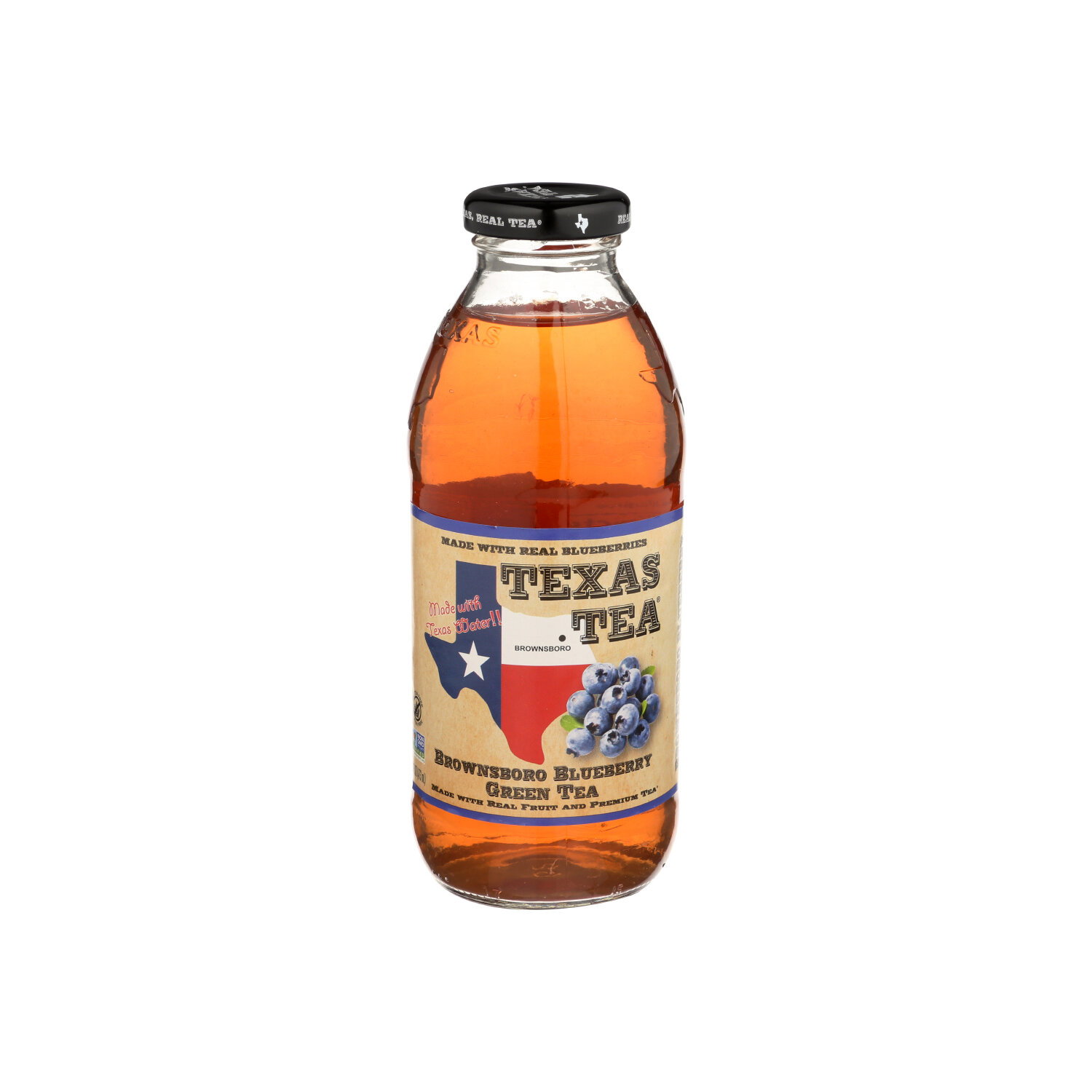 Texas Tea Brownsboro Blueberry Green Tea - 16 Fluid Ounce Image 1 of 4