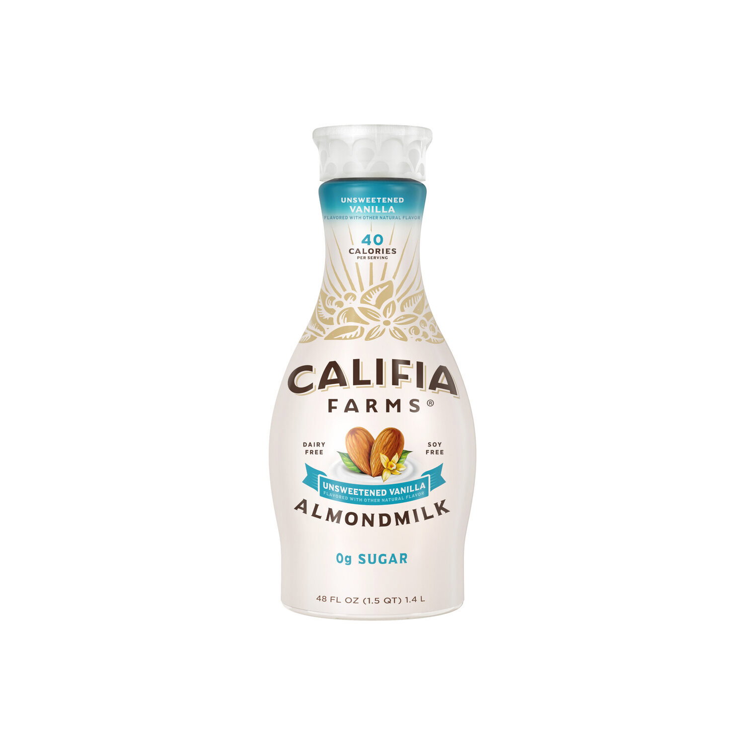 Califia Farms Unsweetened Vanilla Almond Milk - 48 Fluid Ounce Image 1 of 4