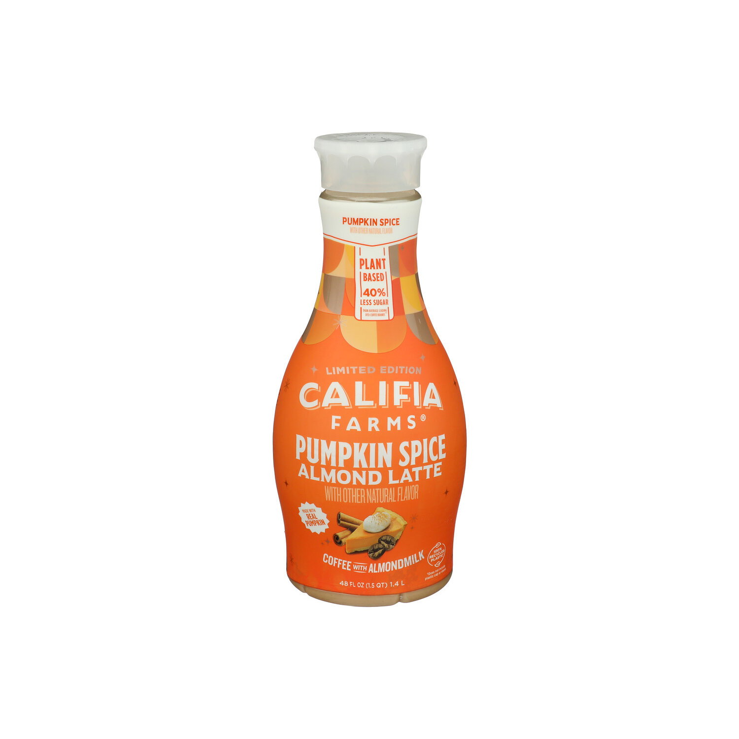 Califia Farms Pumpkin Spice Limited Edition Cold Brew Coffee With Almond Milk - 48 Fluid Ounce Image 1 of 4