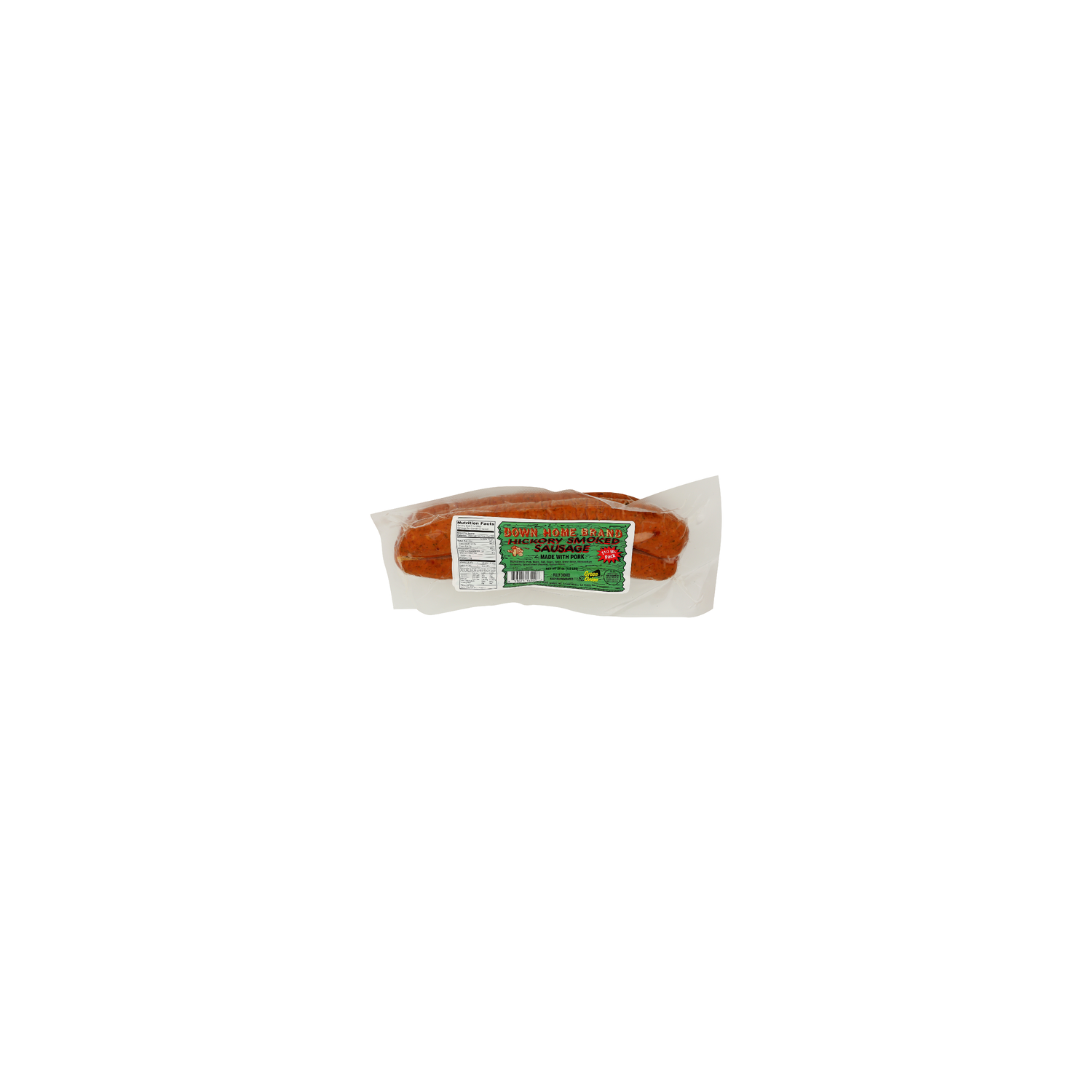 Down Home Brand Hickory Smoked Sausage Green Onion - 24 Ounce Image 1 of 4