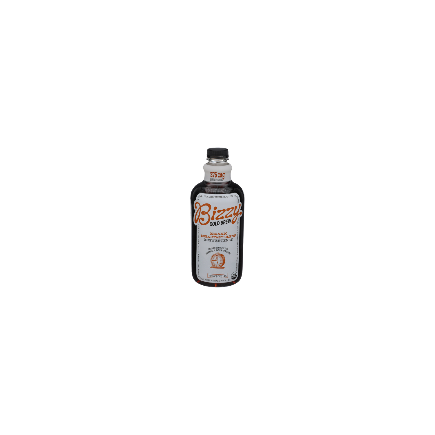 Bizzy Organic Breakfast Blend Unsweetened Cold Brew Coffee - 48 Fluid Ounce Image 1 of 4