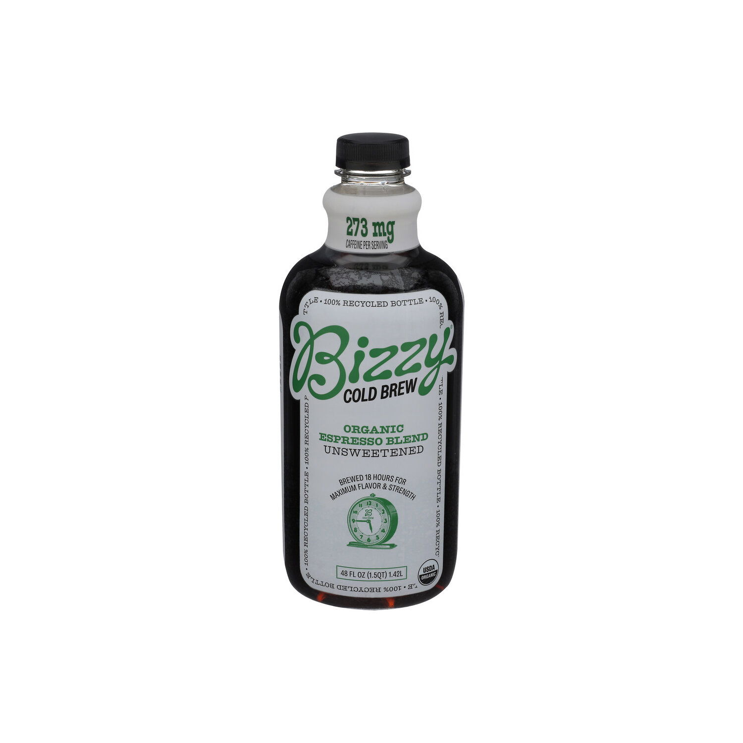Bizzy Coffee Espresso Blend Unsweetened Rtd - 48 Fluid Ounce