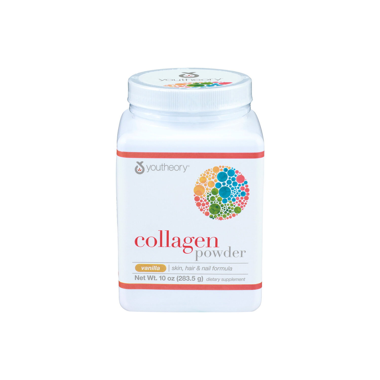 Youtheory Vanilla Powder Collagen - 10 Ounce Image 1 of 2