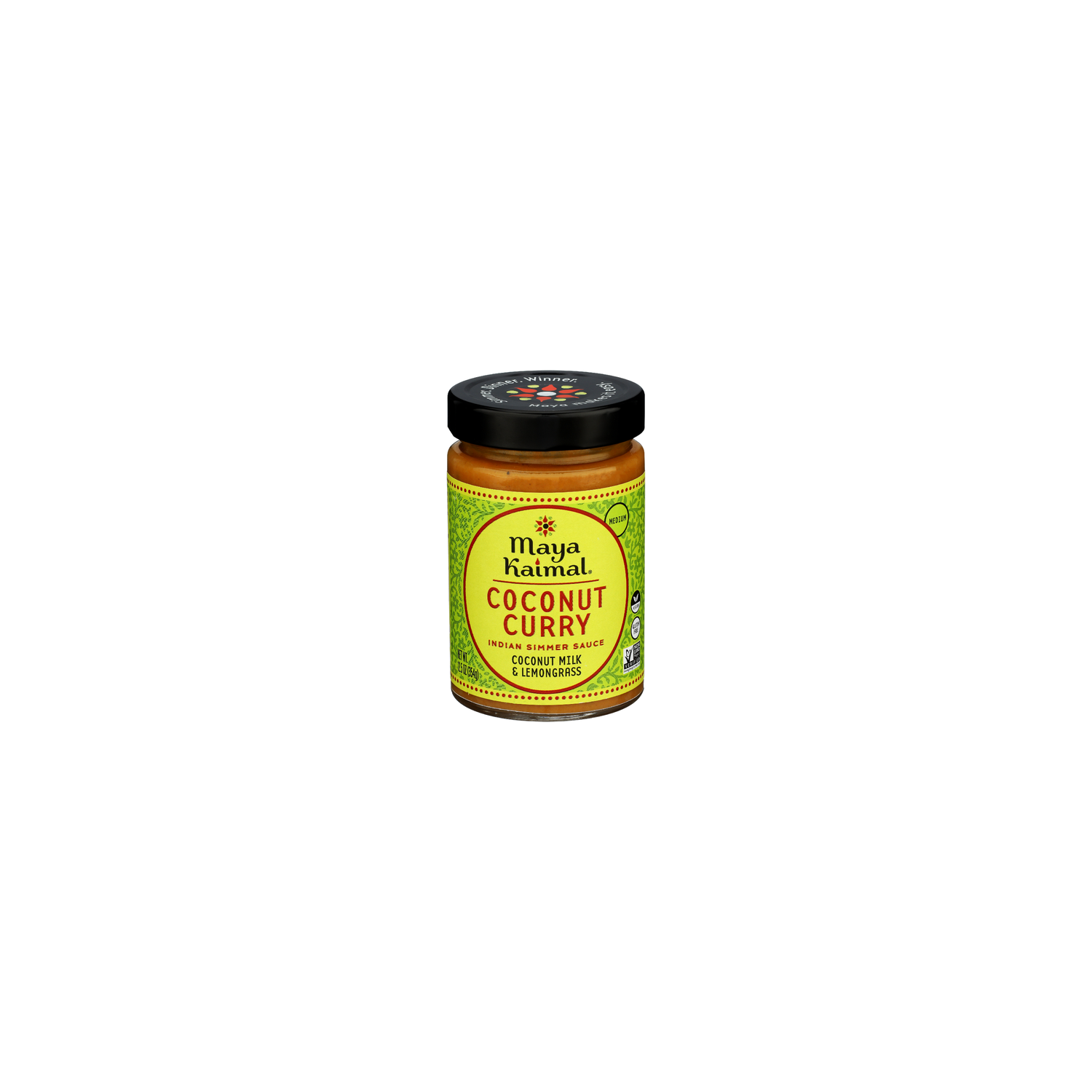 Maya Kaimal Coconut Curry Simmer Sauce Shelf Stable Jarred Glass - 12.5 Ounce Image 1 of 4