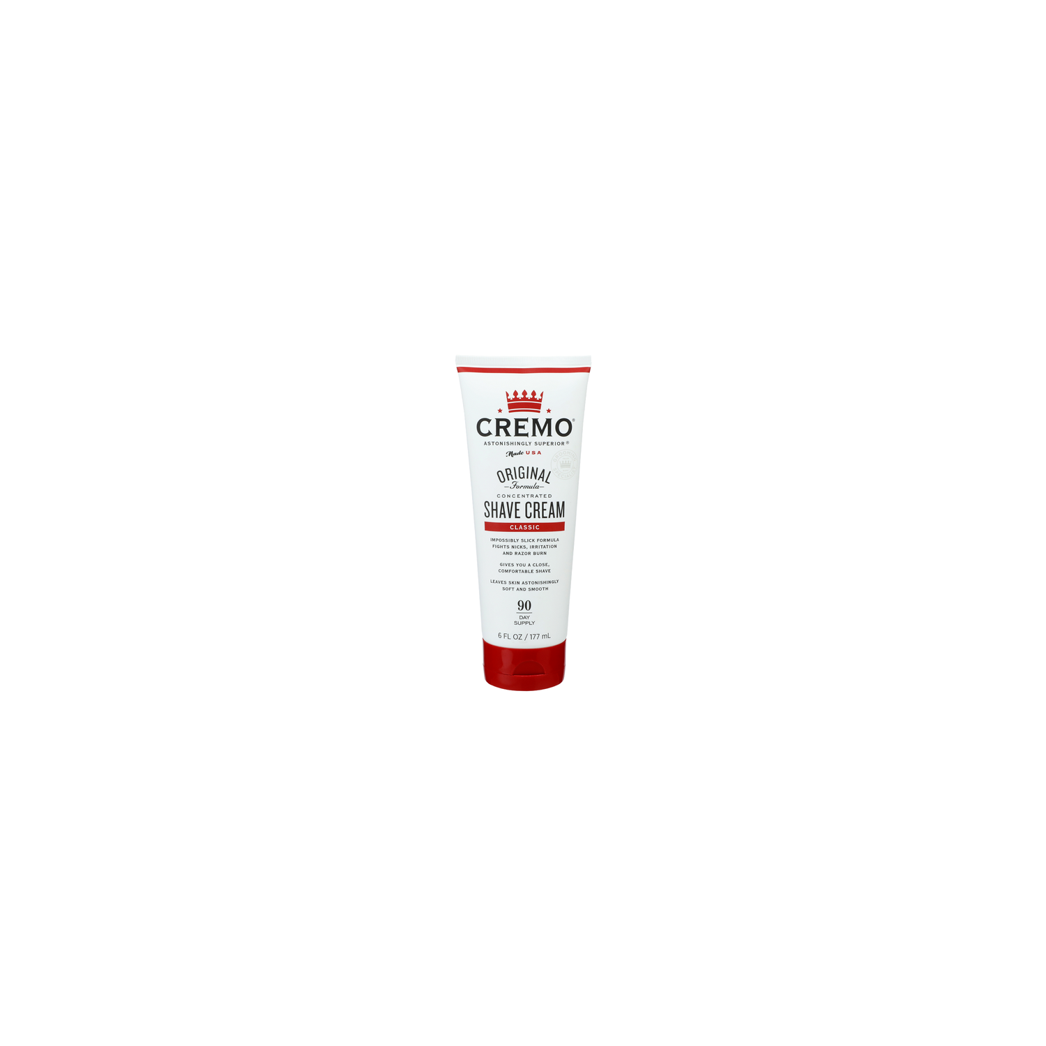 Cremo Shave Cream Original Formula Classic Astonishingly Superior - 6 Fluid Ounce Image 1 of 3