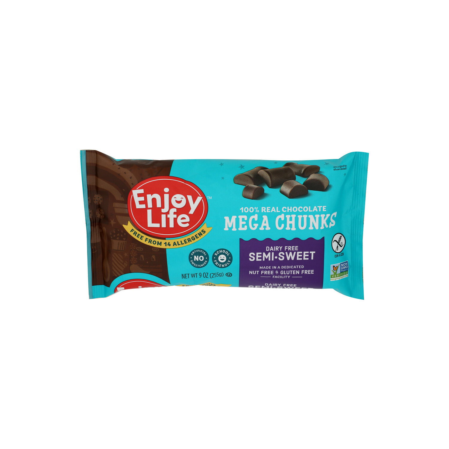 Enjoy Life Chocolate Baking Mega Chunks Semi-Sweet - 9 Ounce Image 1 of 4