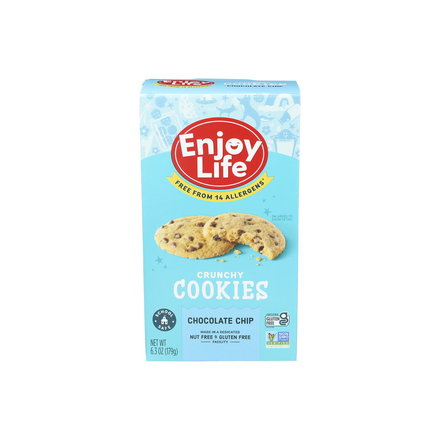 Enjoy Life Chocolatechip Crunchy Cookie Chocolate Chip Chocolate - 6.3 Ounce Image 1 of 4