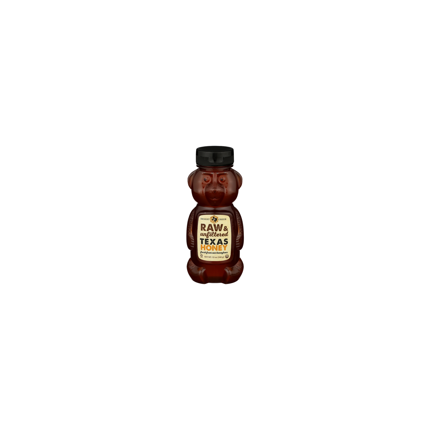 Desert Creek Raw & Unfiltered Texas Honey - 12 Ounce Image 1 of 4