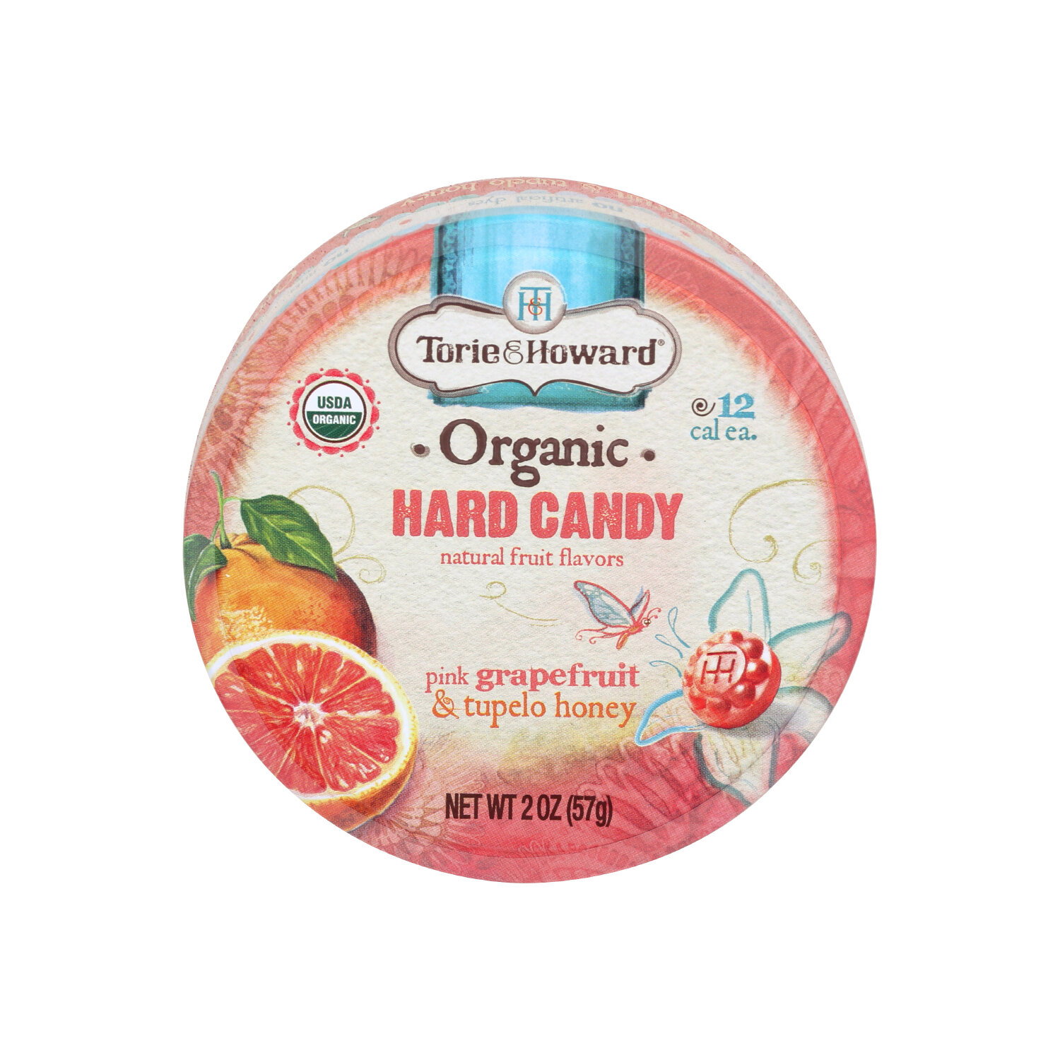 TORIE & HOWARD Hard Candy Pink Grapefruit & Tupelo Honey - 2 Ounce Image 1 of 2