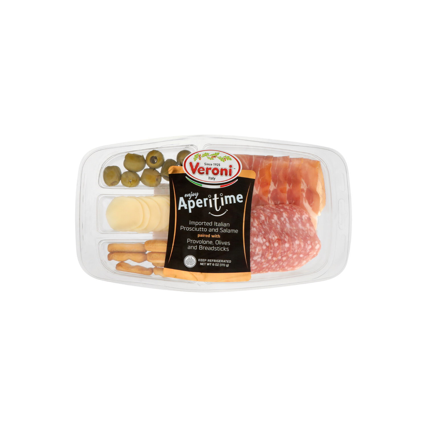 Veroni Aperitime Pros Salm Olive - 6 Ounce Image 1 of 2