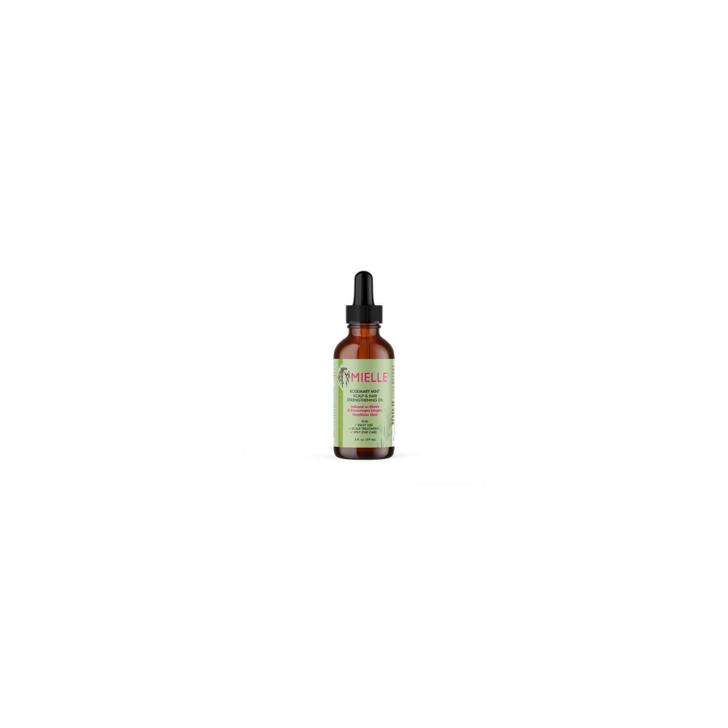 Mielle Rosemary Mint Scalp & Hair Strengthening Oil - 2 Fluid Ounce
