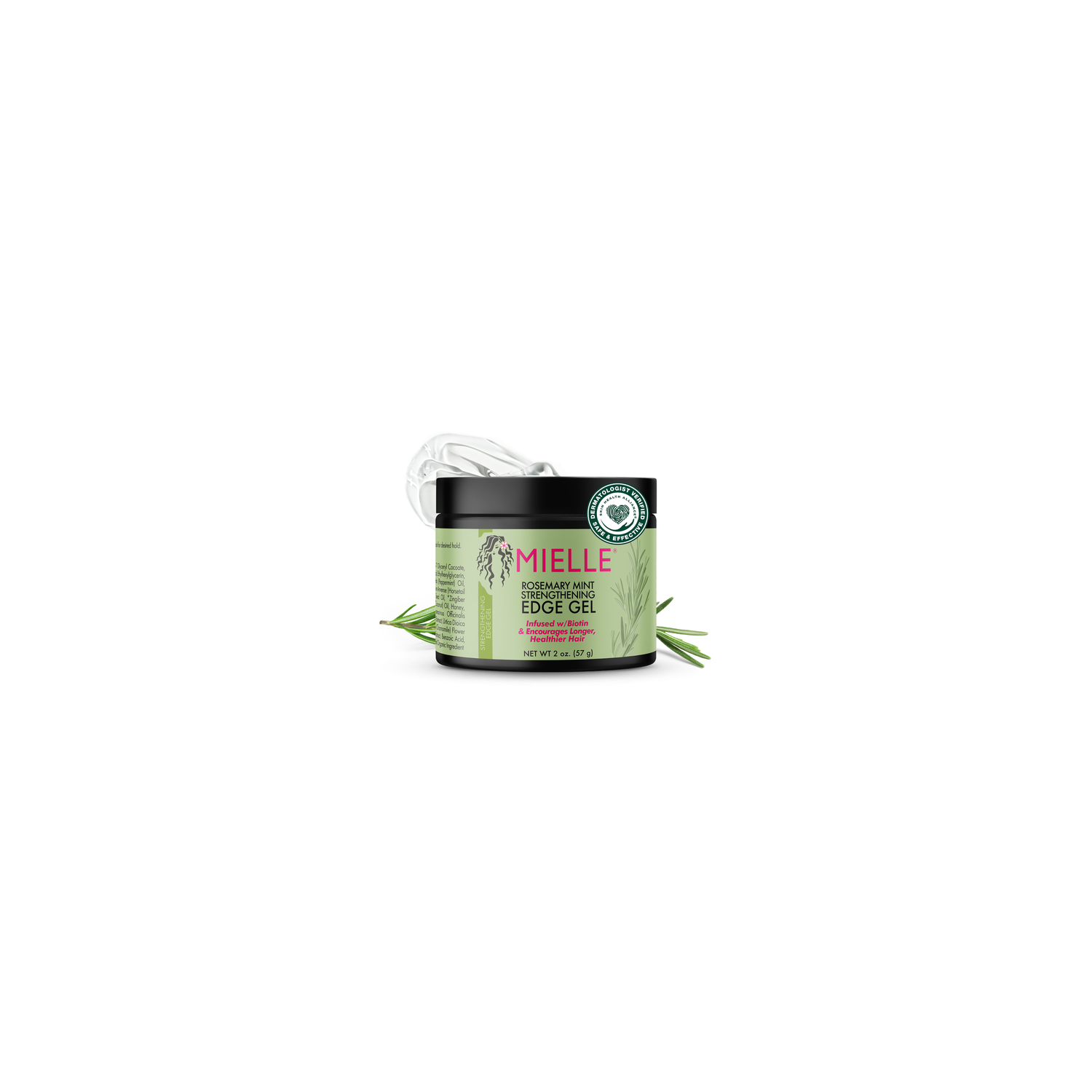 Mielle Rosemary Mint Strengthening Edge Gel - 2 Ounce