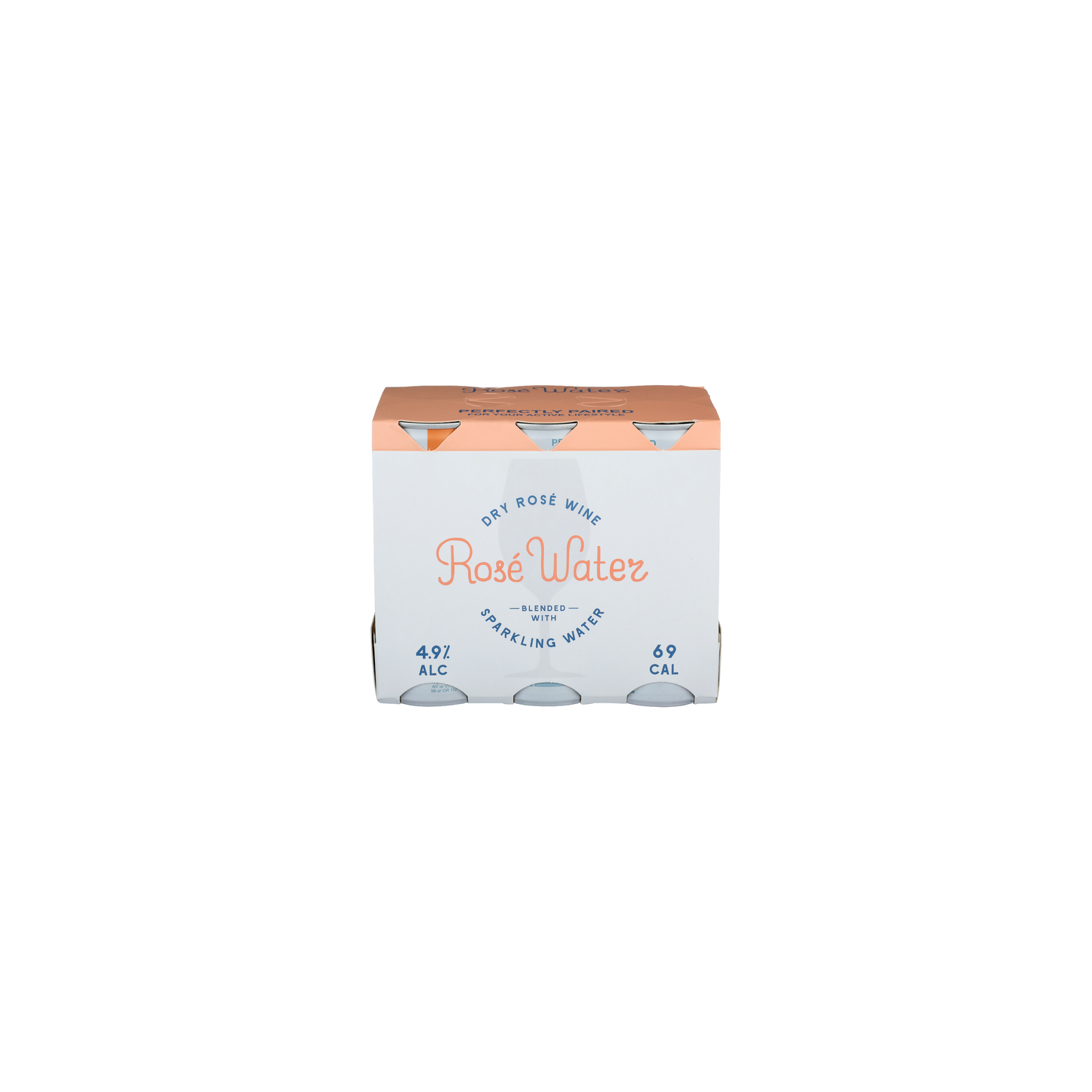 Rose Water Dry Winé Rose Blended With Sparkling Water - 0.25 Liter - 6 Count Image 1 of 4