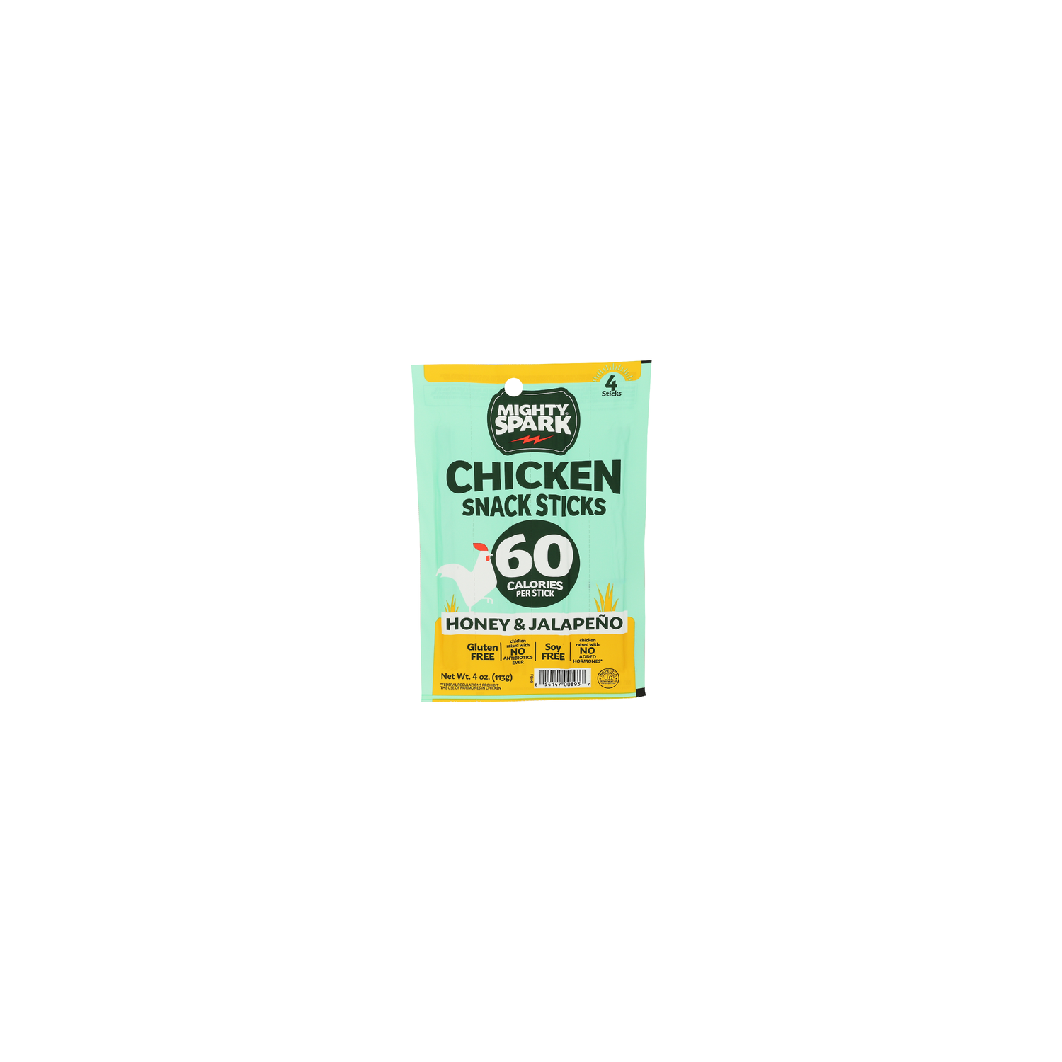 Mighty Spark Honey & Jalapeno Chicken Snack Stick - 4 Ounce Image 1 of 4