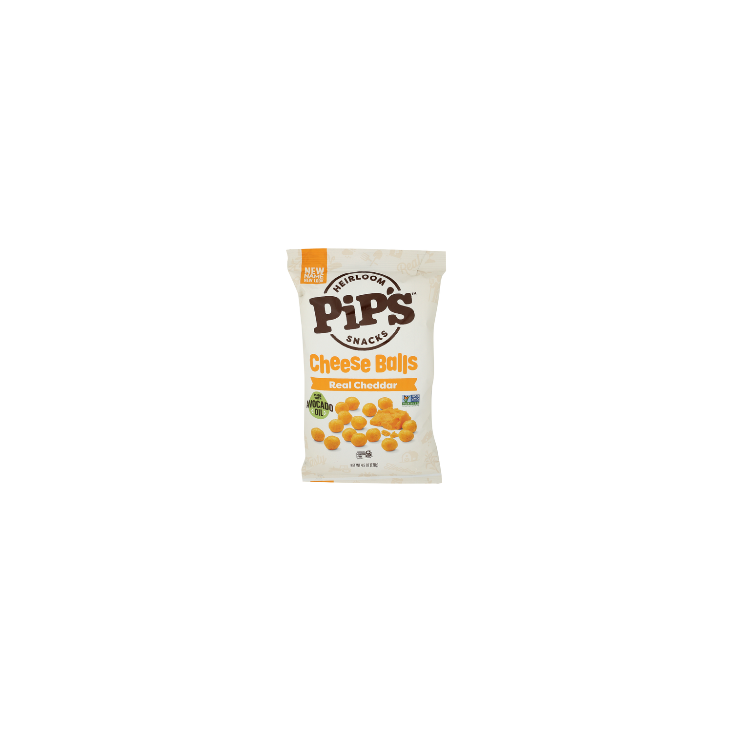 Pipcorn Heirloom Snacks Cheddar Salty Snack Cheese Balls - 4.5 Ounce Image 1 of 4