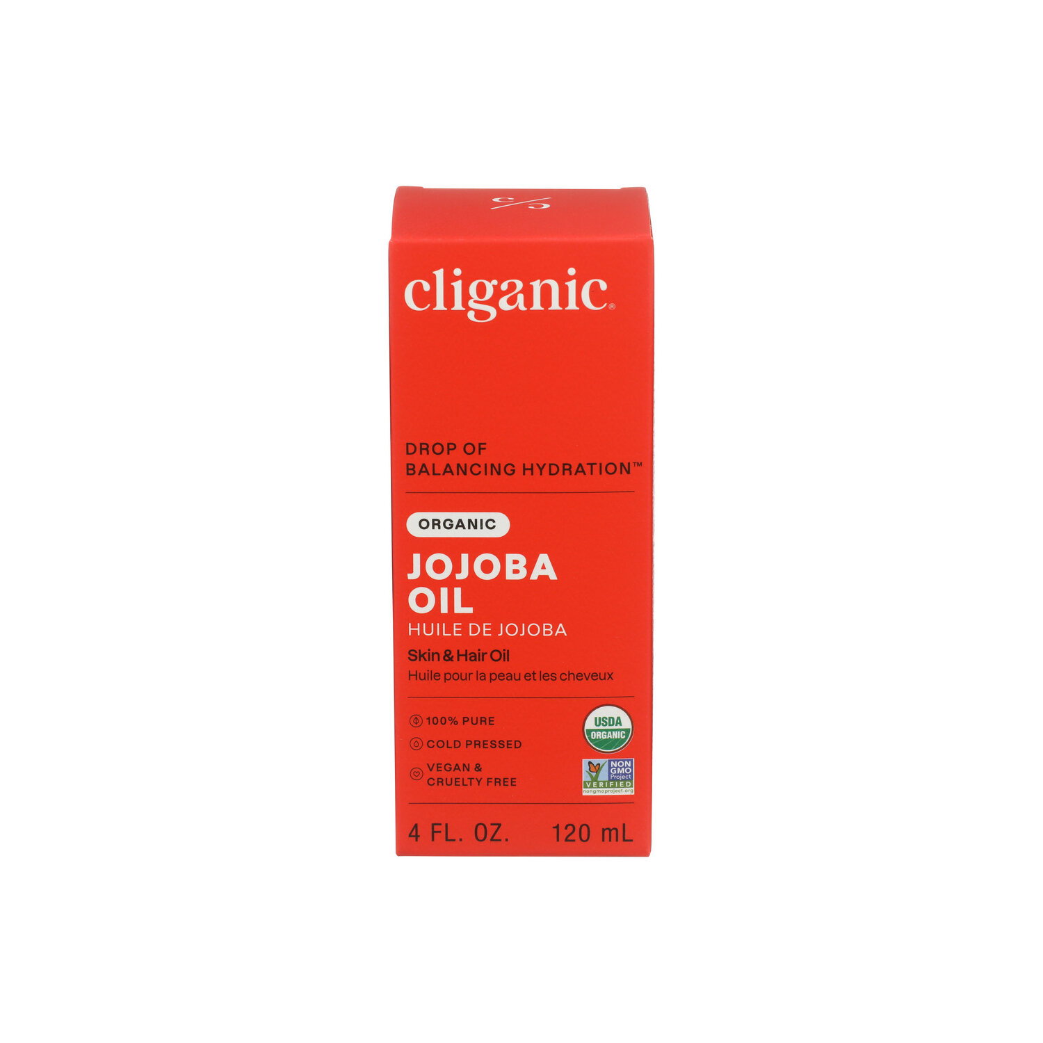 Cliganic Unscented Organic Jojoba Oil - 4 Fluid Ounce Image 1 of 3