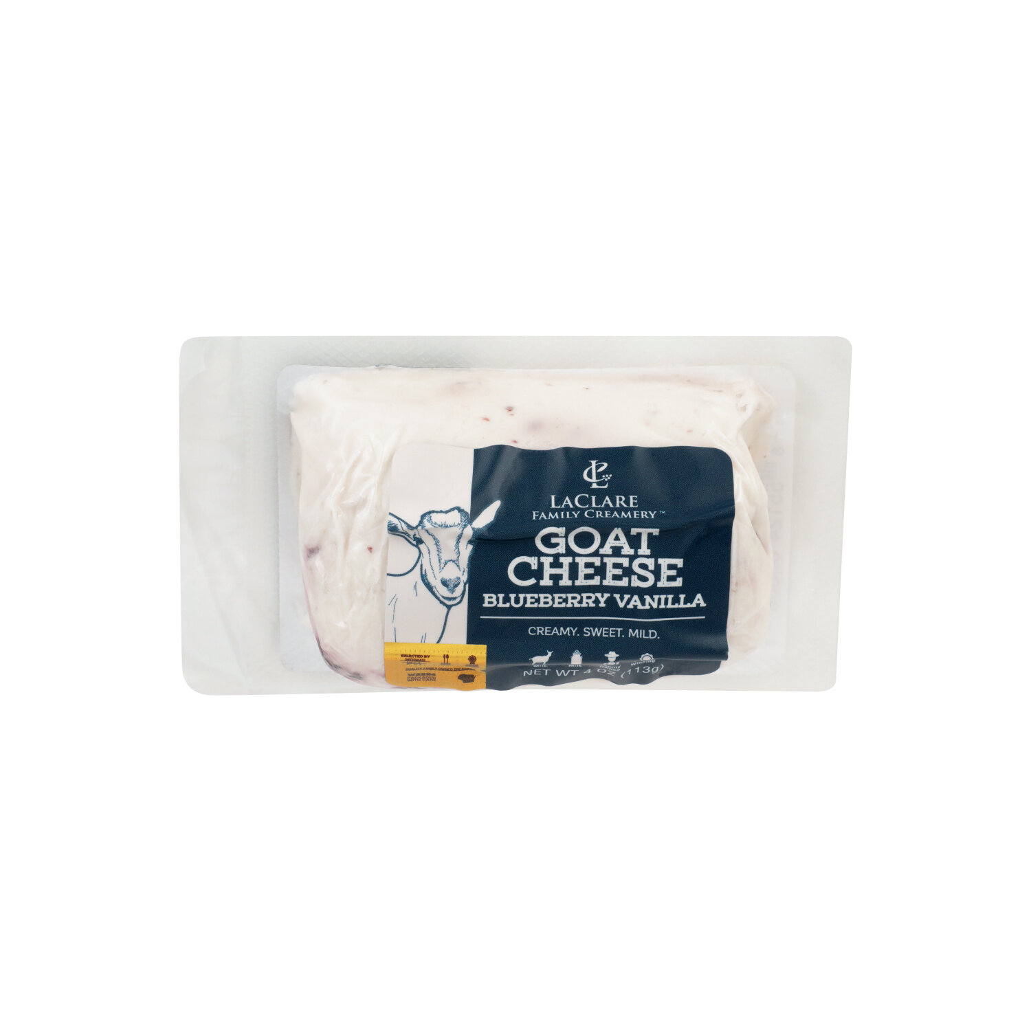 Laclare Farms Creamery Blueberry Vanilla Goat Cheese - 4 Ounce Image 1 of 2