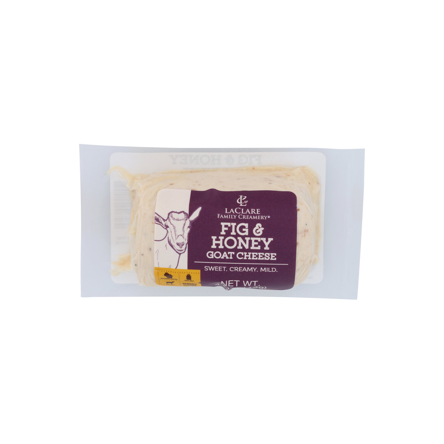 LaClare Family Creamery Fig And Honey Goat Cheese Log - 4 Ounce Image 1 of 4