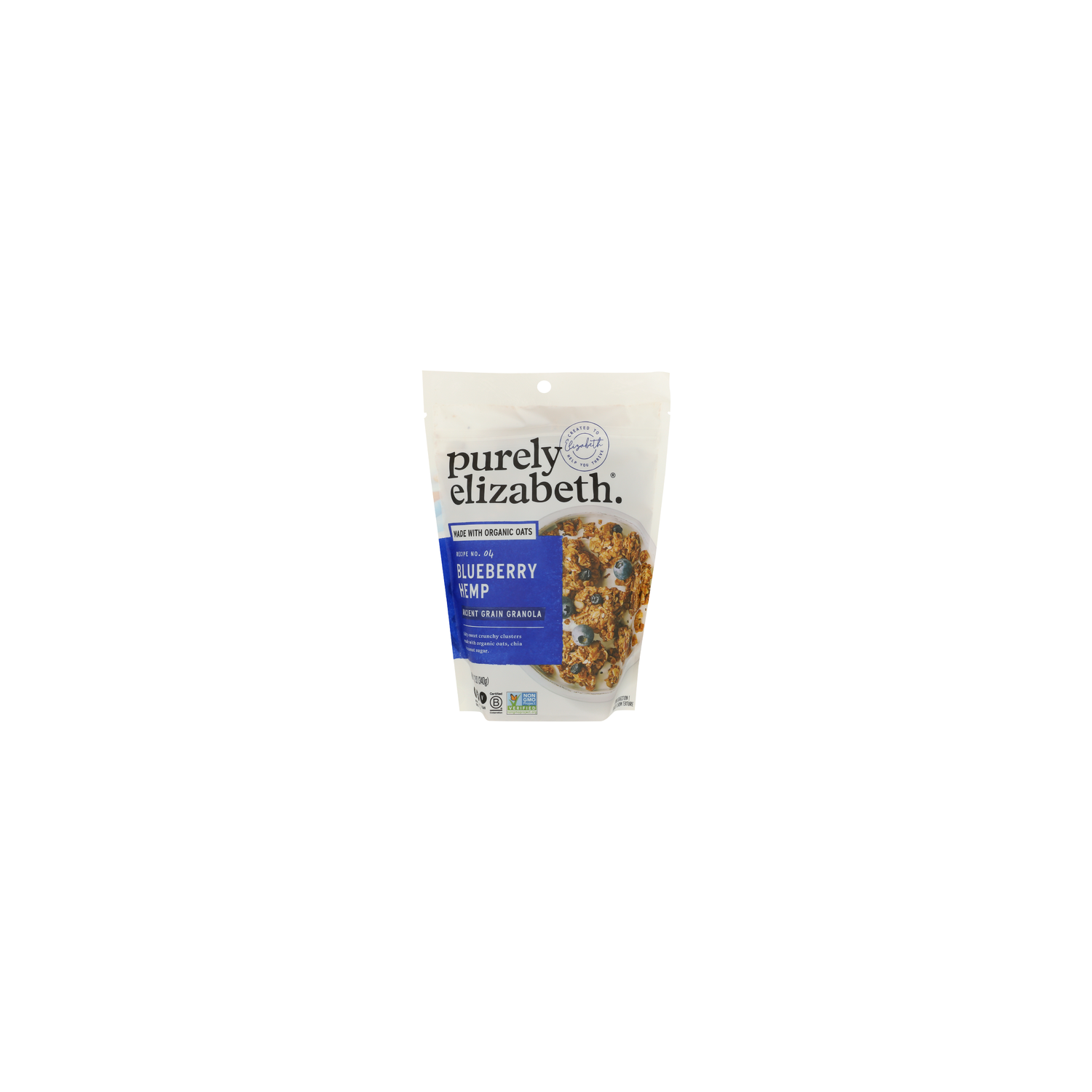 Purely ELIZABETH. Blueberry Hemp Ancient Grain Granola - 12 Ounce Image 1 of 4