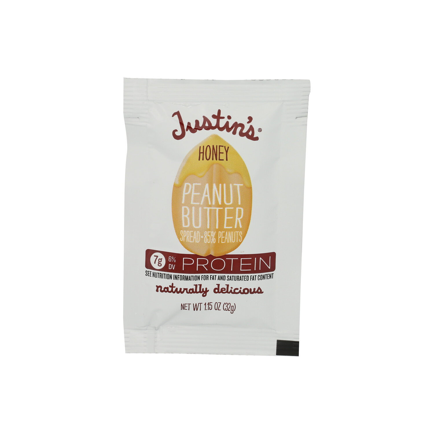 JUSTIN's Peanut Butter Honey Squeeze Pack - 1.15 Ounce Image 1 of 4