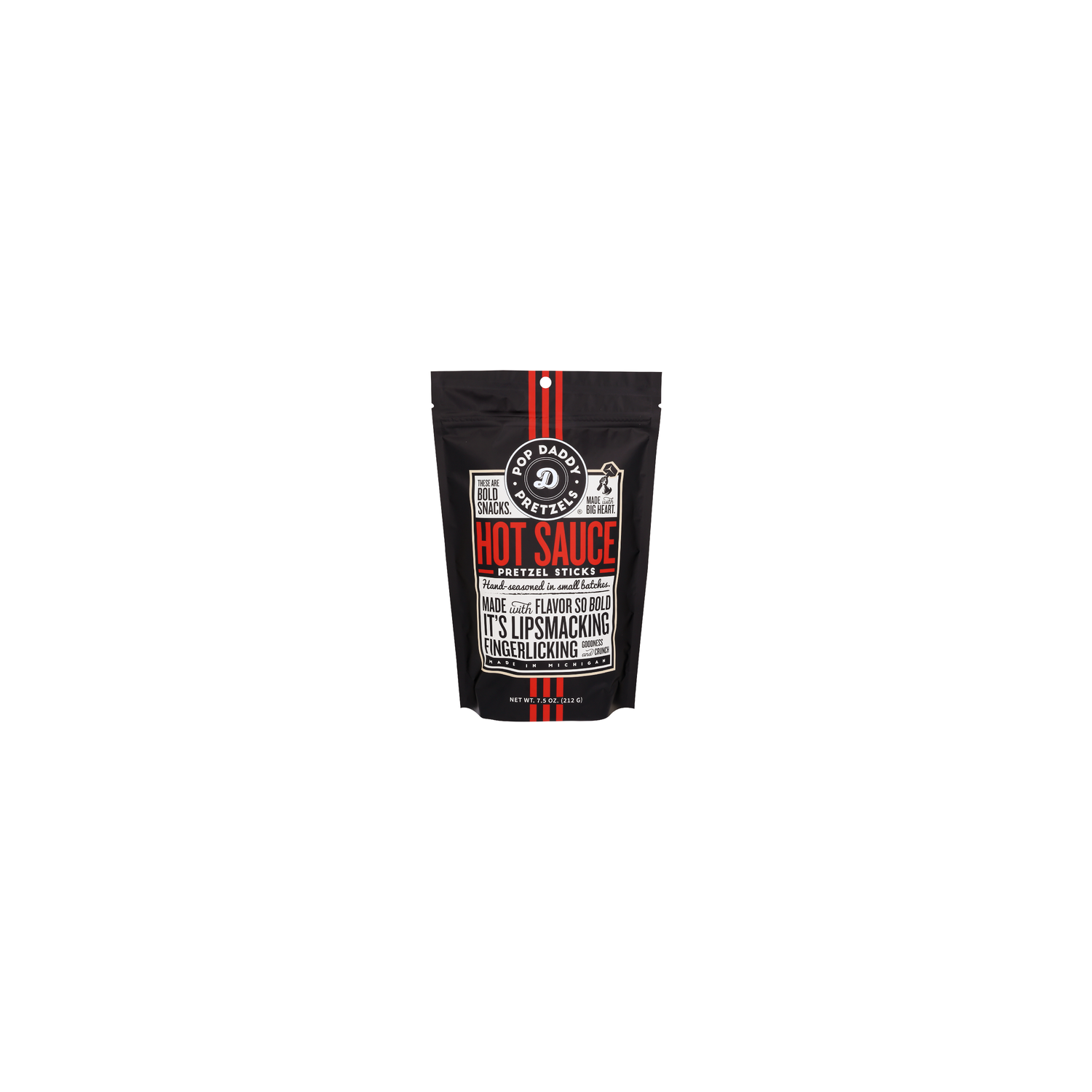 Pop Daddy Pretzels Hot Sauce Pretzel Sticks - 7.5 Ounce Image 1 of 4