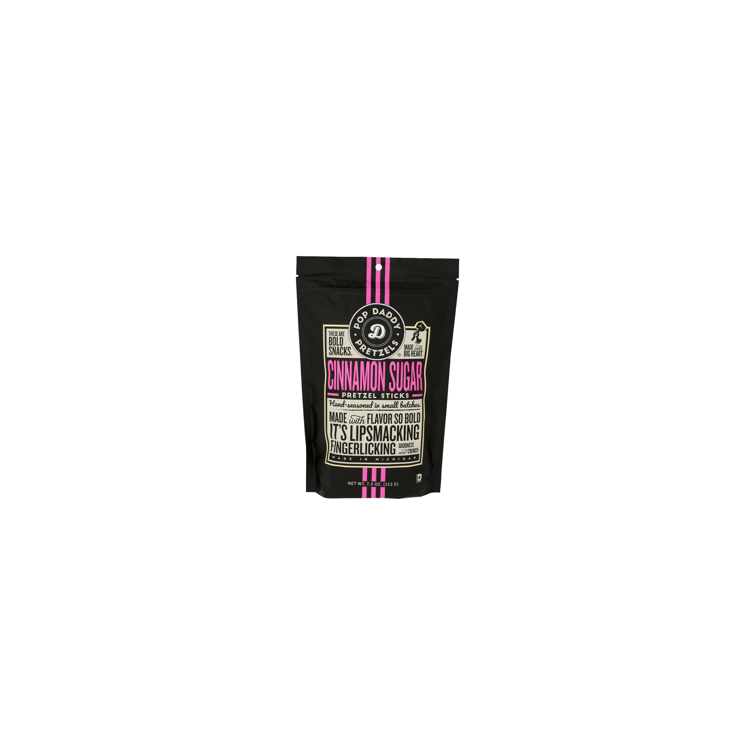 Pop Daddy Pretzels Cinnamon Sugar Crispy Pretzel Sticks - 7.5 Ounce Image 1 of 4
