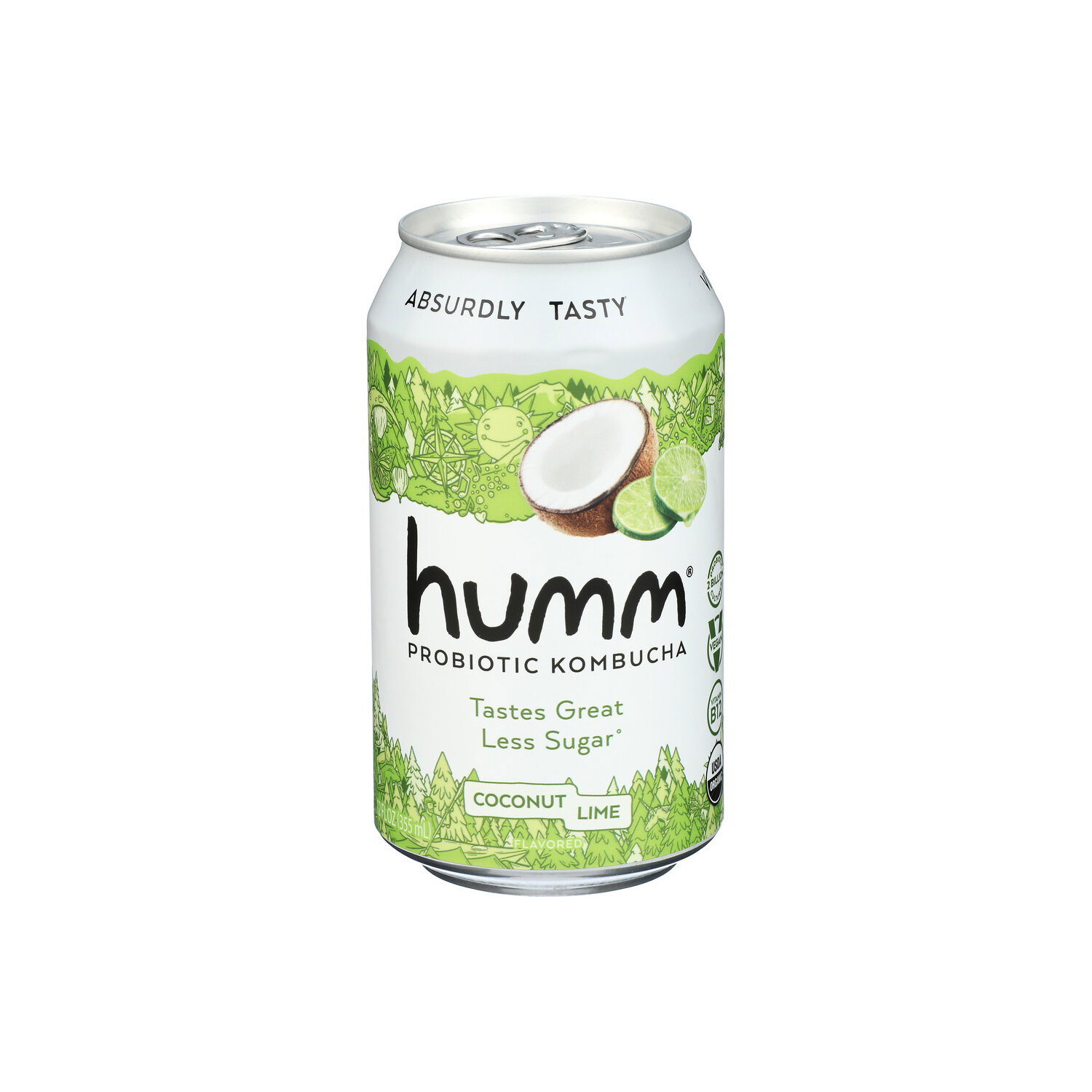 Humm Coconut, Lime Coconut Can Kombucha - 12 Fluid Ounce Image 1 of 4