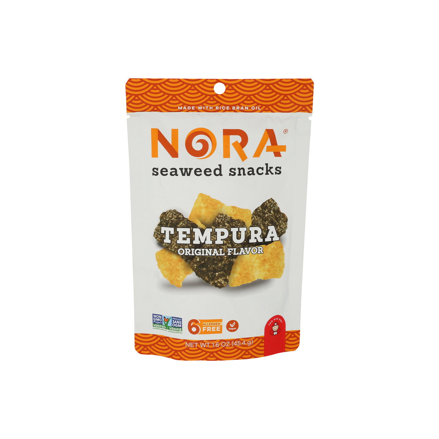 Nora Snacks Seaweed Original Tempura Flavor - 1.6 Ounce Image 1 of 4