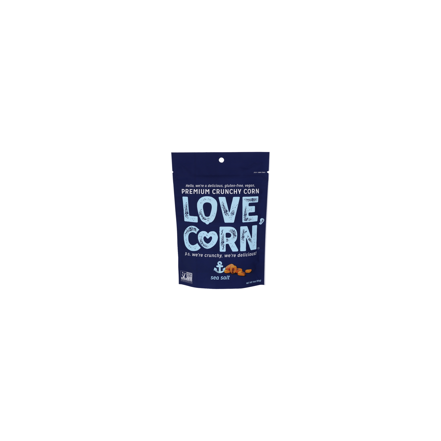 LOVE CORN Sea Salt Crunchy Corn - 4 Ounce Image 1 of 4