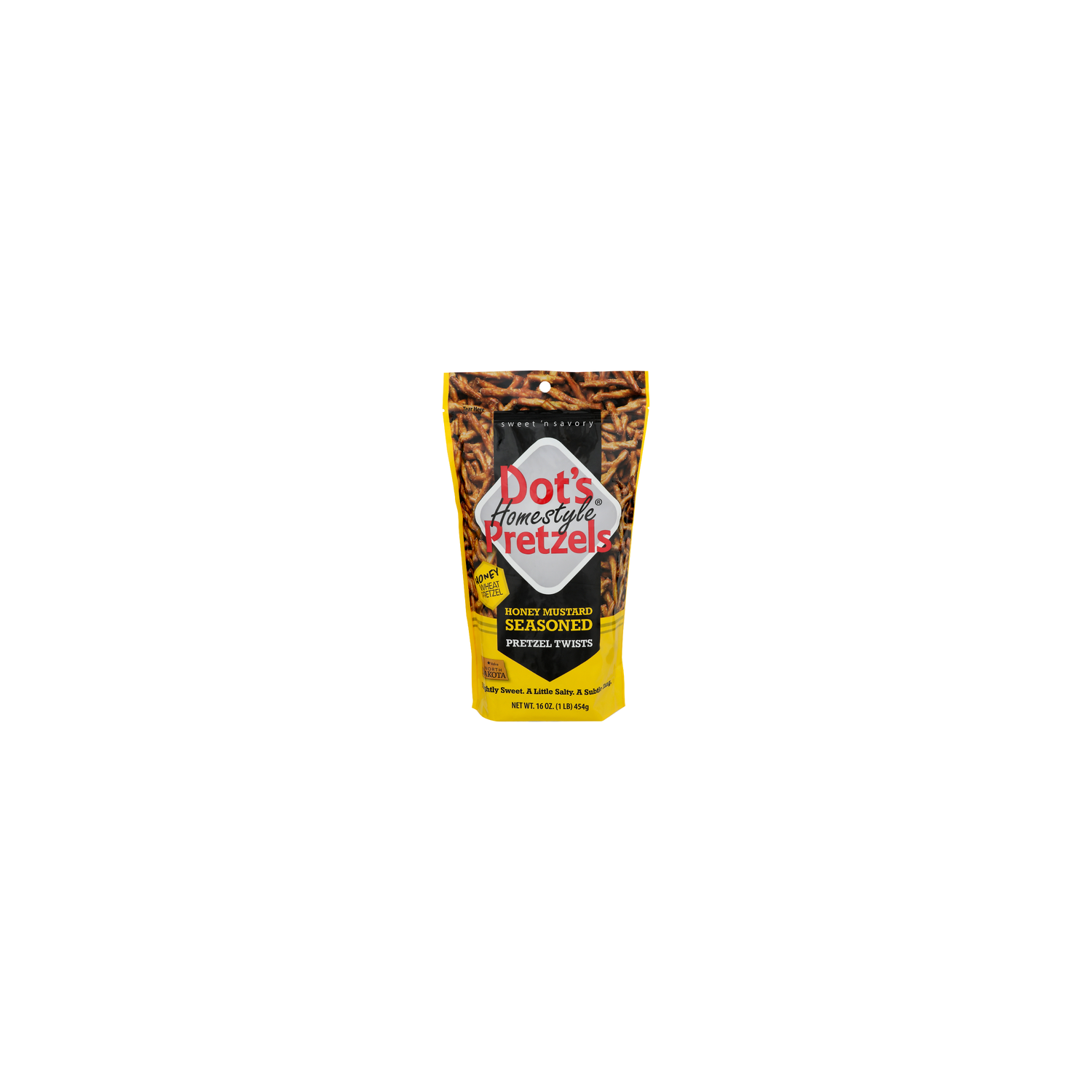 DOT's Homestyle Pretzels Honey Mustard Seasoned Pretzel Twists - 16 Ounce Image 1 of 4