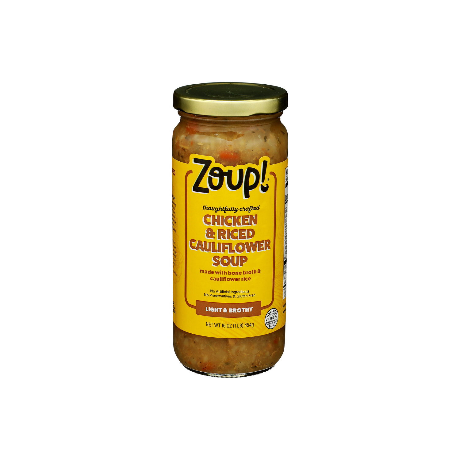 ZOUP! GOOD, Really Good Chicken & Riced Cauliflower Soup - 16 Ounce Image 1 of 4