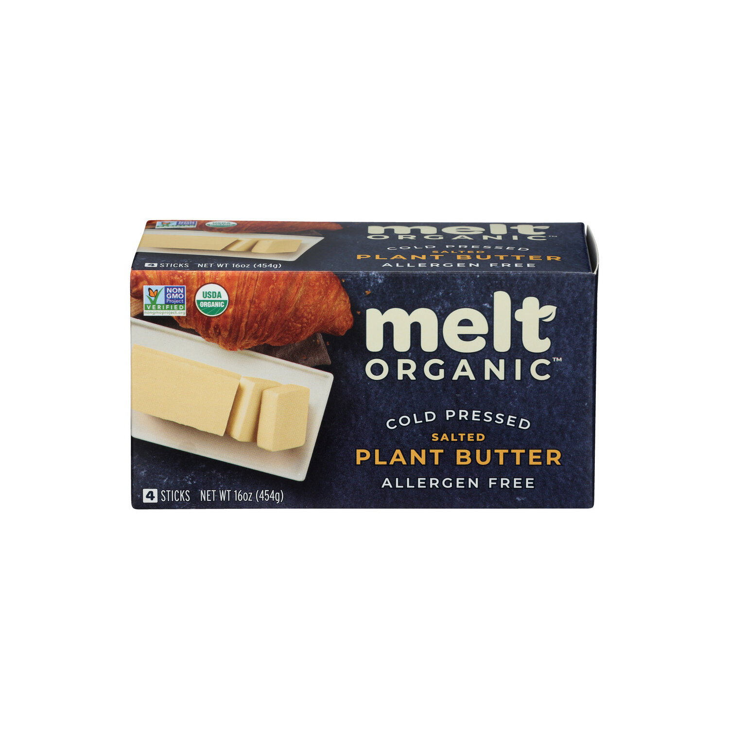 Melt Organic Salted Butter Sticks Cold Spreadable Plant-Based - 4 Ounce - 4 Count Image 1 of 4