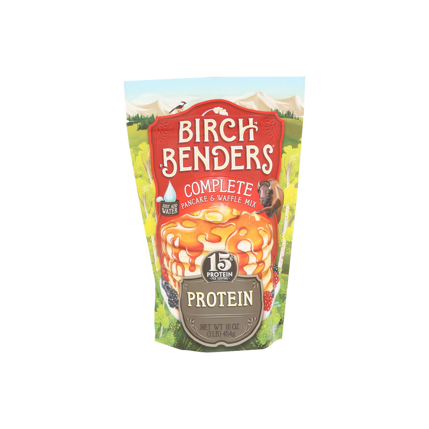 Birch Benders Protein Pancake & Waffle Mix Fluffy - 16 Ounce Image 1 of 4
