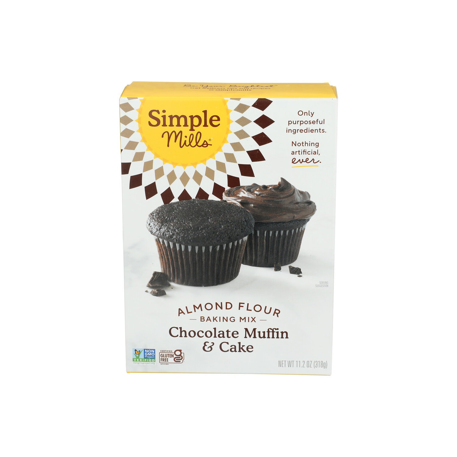 Simple Mills Chocolate Almond Flour Muffin & Cake Mix - 11.2 Ounce Image 1 of 4