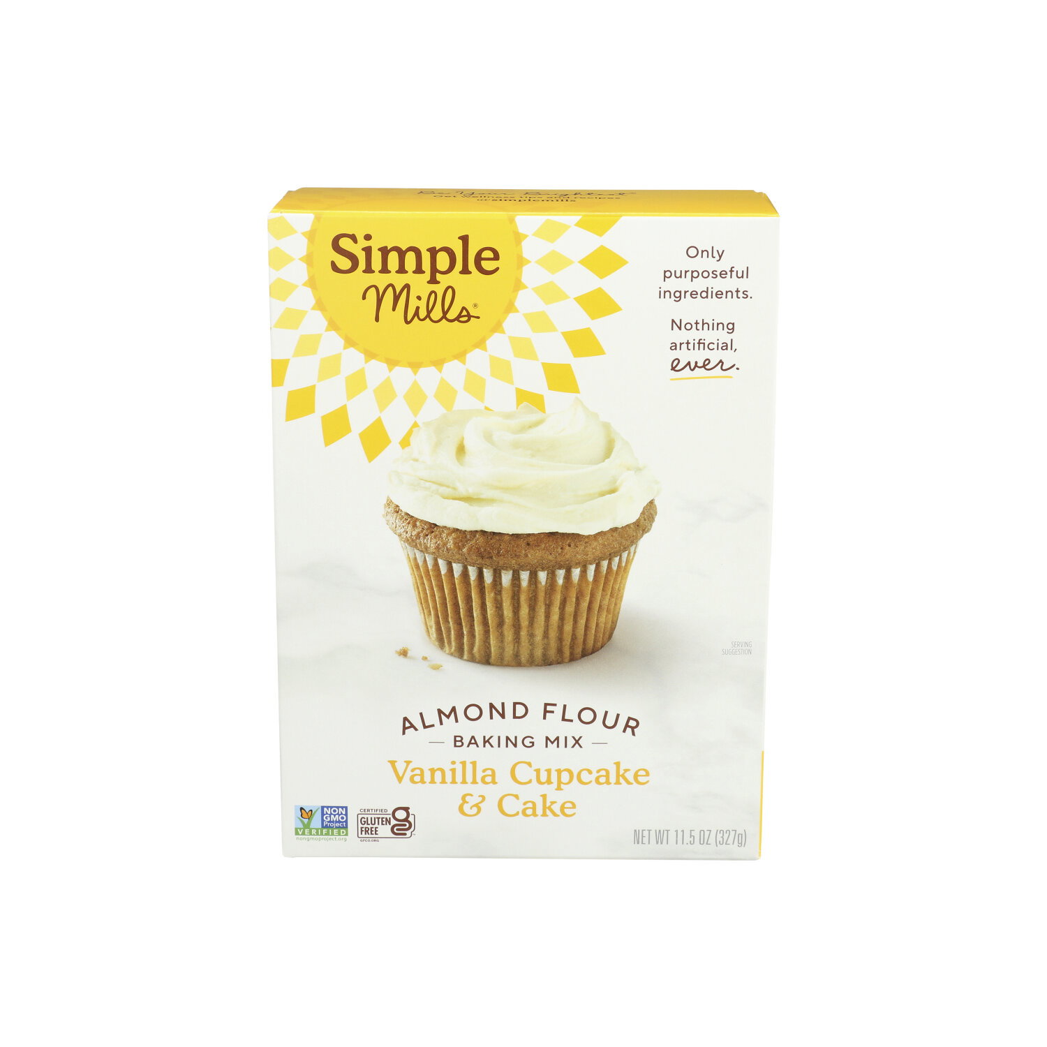 Simple Mills Vanilla Almond Flour Cupcake & Cake Mix - 11.5 Ounce Image 1 of 4