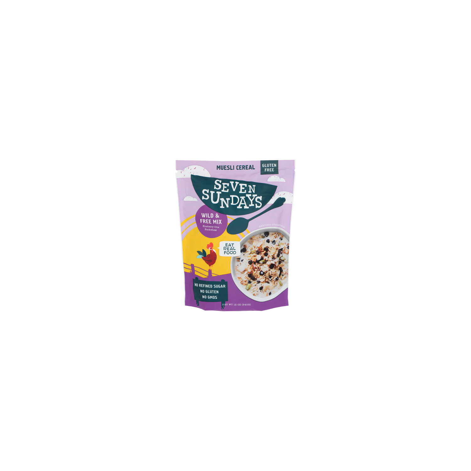 Seven Sundays Wild & Free Blueberry Muesli Cereal Chia Mix - 12 Ounce Image 1 of 4
