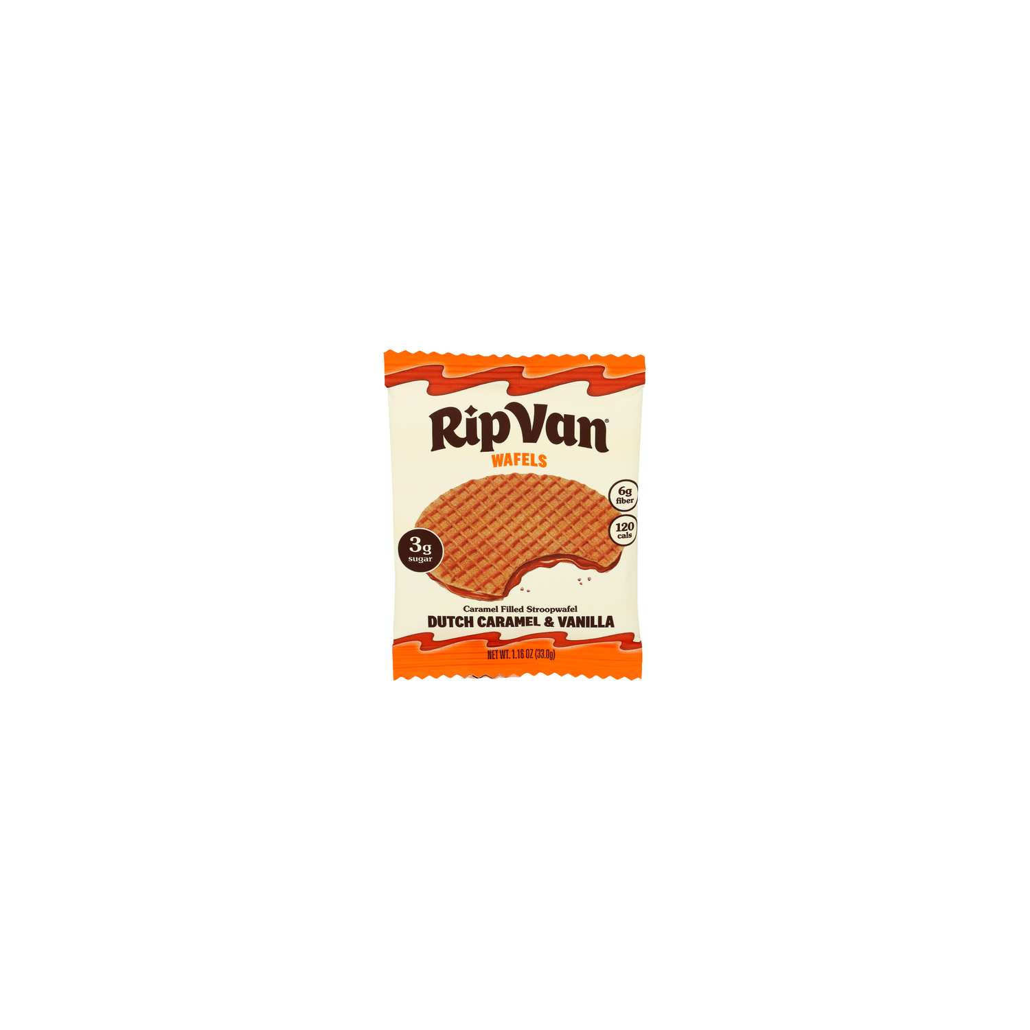 Rip Van Low Sugar Dutch Caramel & Vanilla Wafels - 1.16 Ounce Image 1 of 4