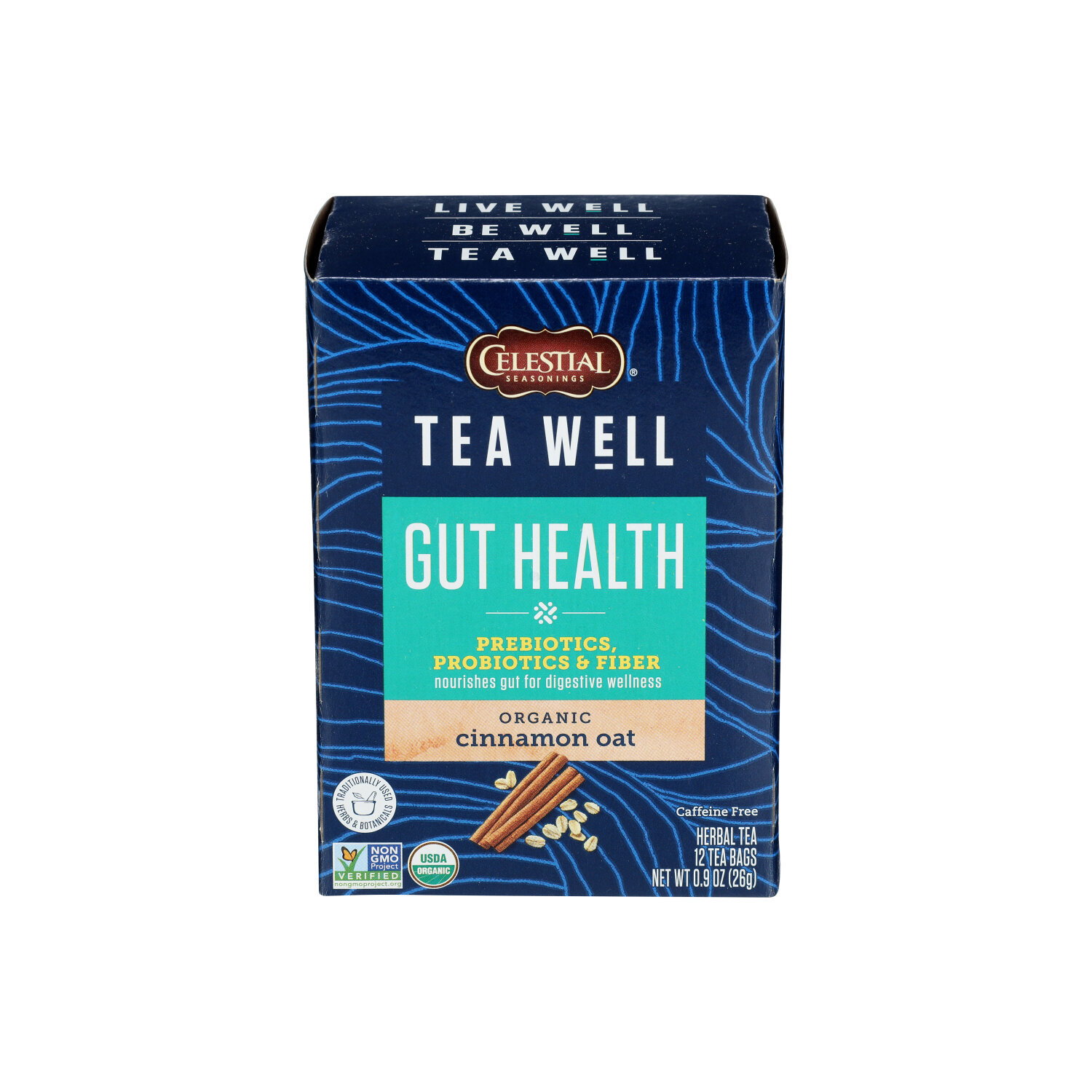Celestial Seasonings Tea Teawell Gut Health - 0.075 Ounce - 12 Count Image 1 of 4