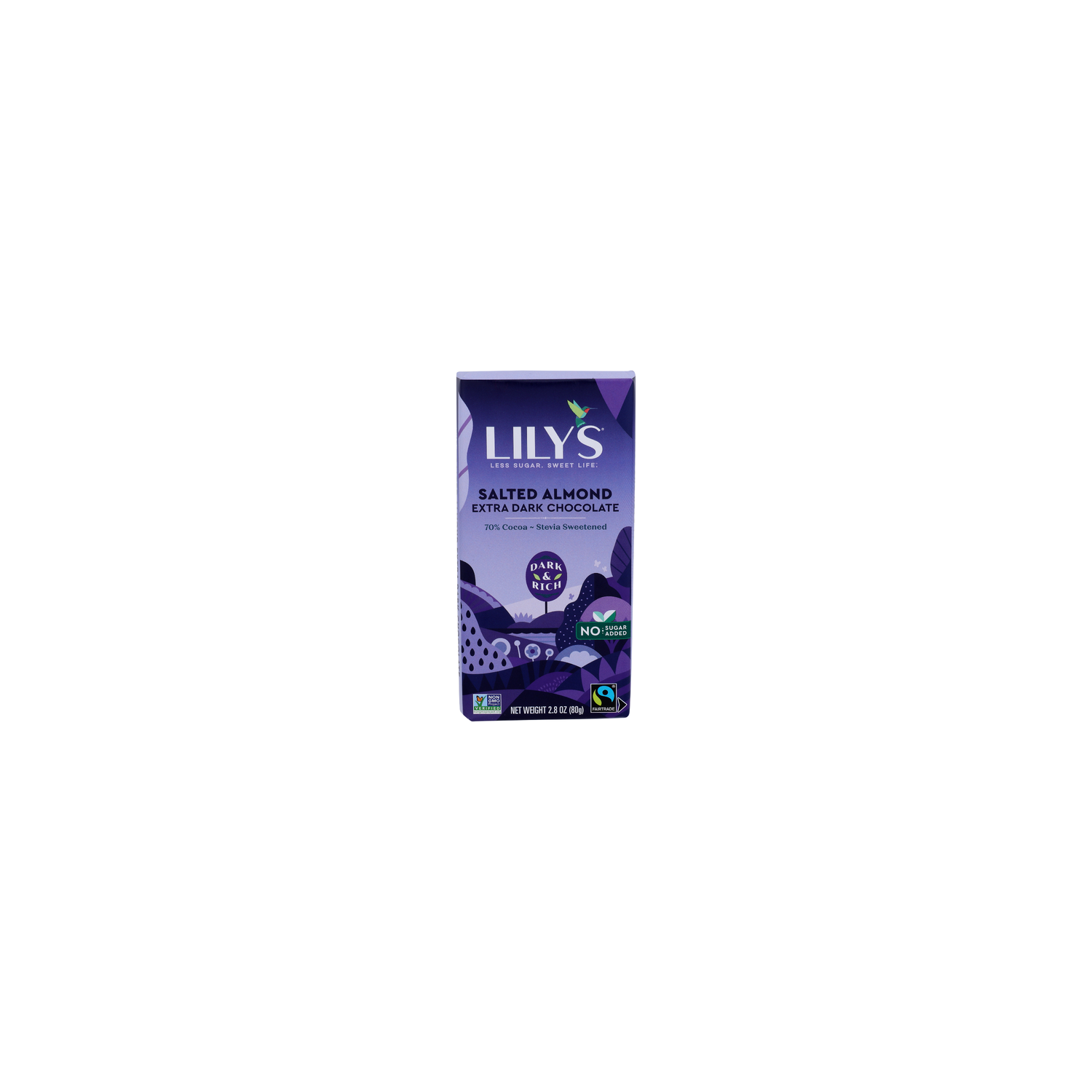 Lily's Salted Almond Dark & Rich Extra Chocolate - 2.8 Ounce Image 1 of 4