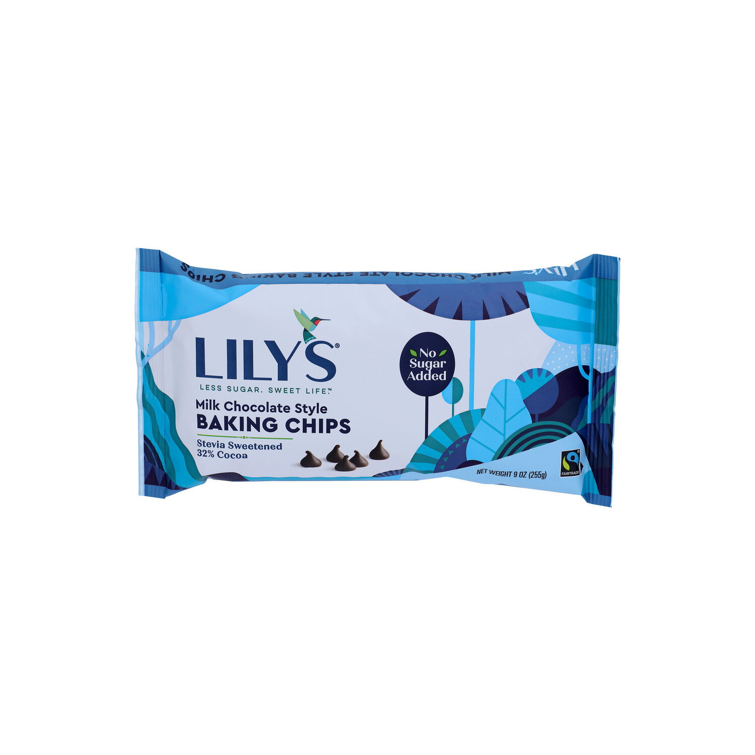 LILY's Milk Chocolate Style No Sugar Added Baking Chips 35% Cacao - 9 Ounce Image 1 of 4