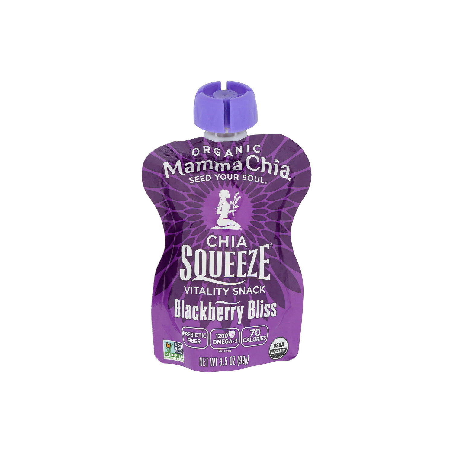 Mamma Chia Blackberry Bliss Squeeze - 3.5 Ounce Image 1 of 4