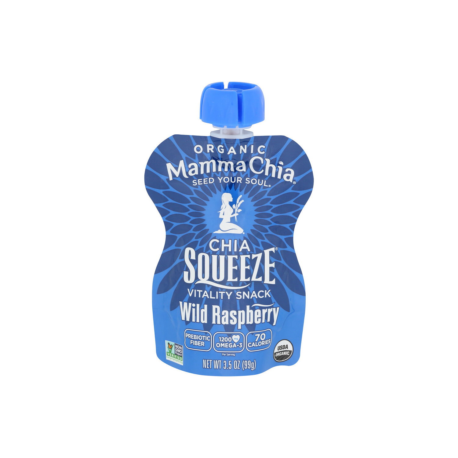 Mamma Chia Wild Raspberry Squeeze - 3.5 Ounce - Super 1 Foods